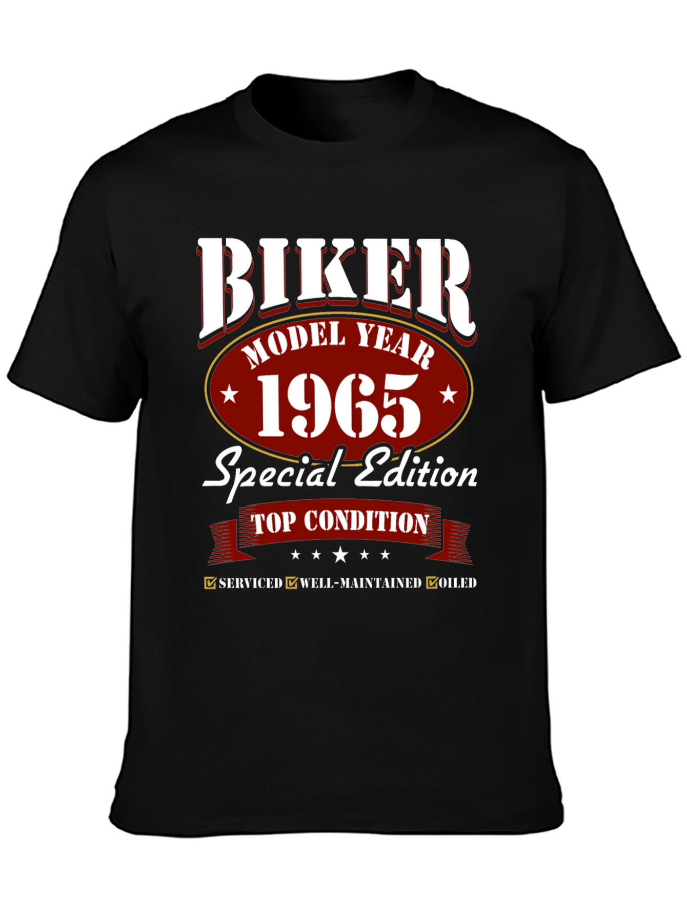Biker 1965 Special Edition Black T-Shirt