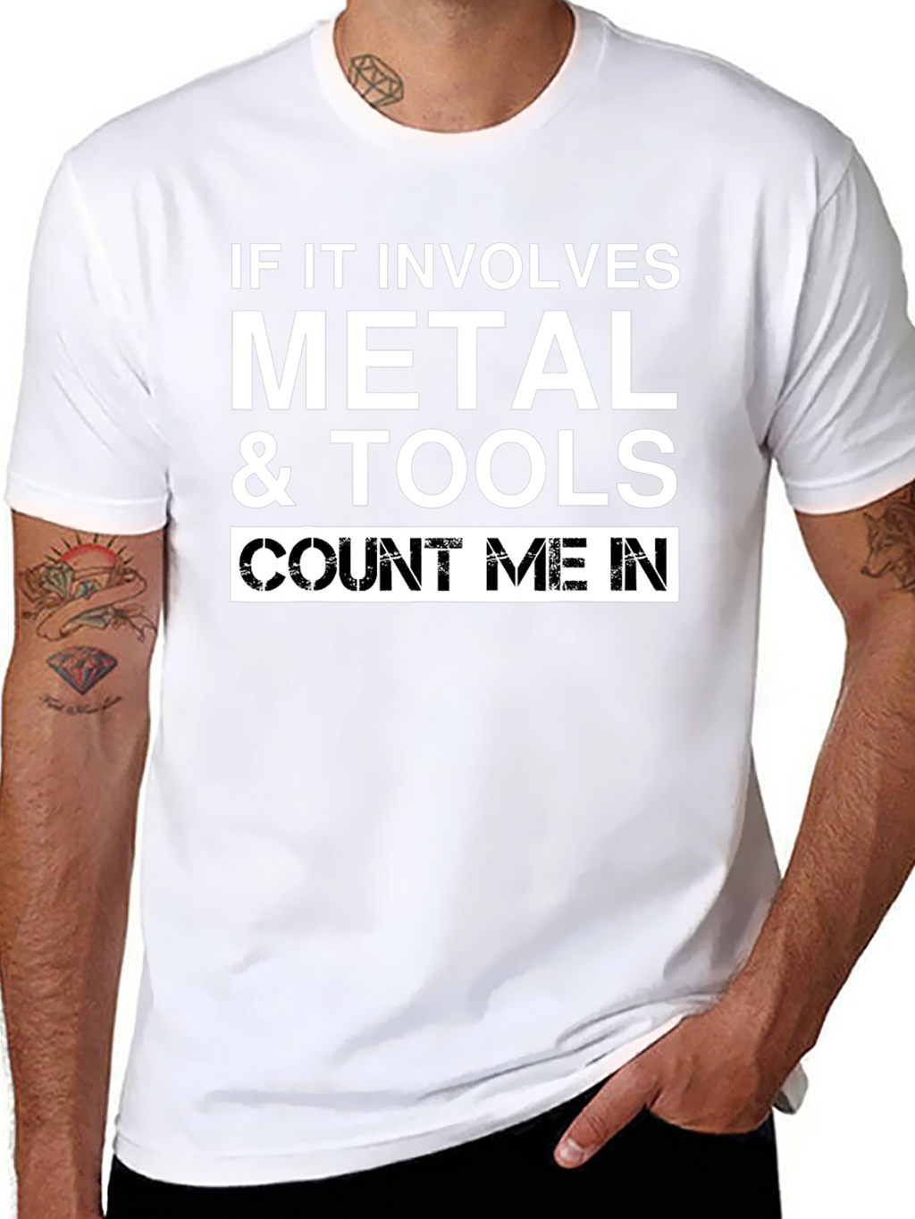 Metal & Tools T-Shirt: Count Me In