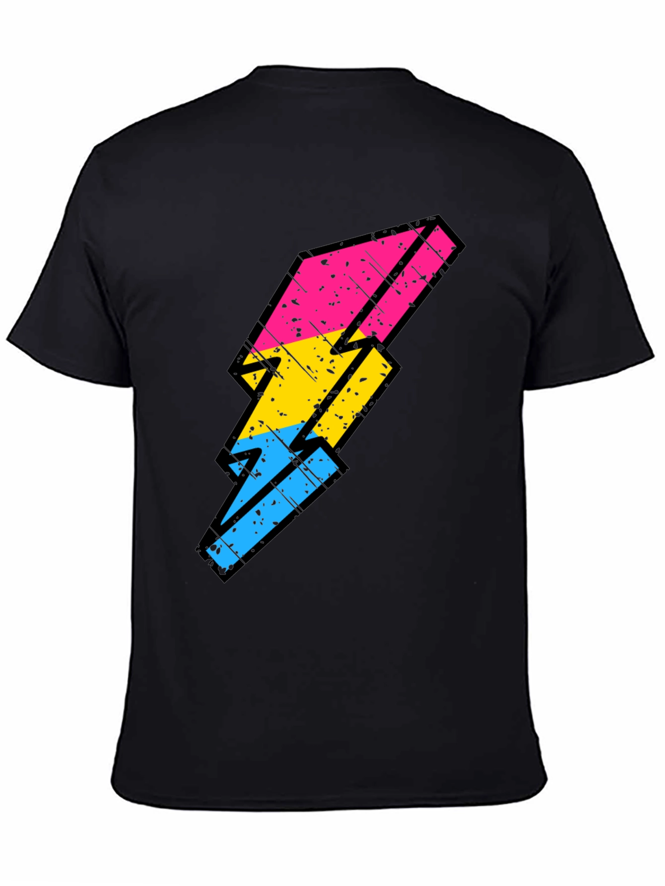 Pansexual Pride Lightning Bolt T-Shirt