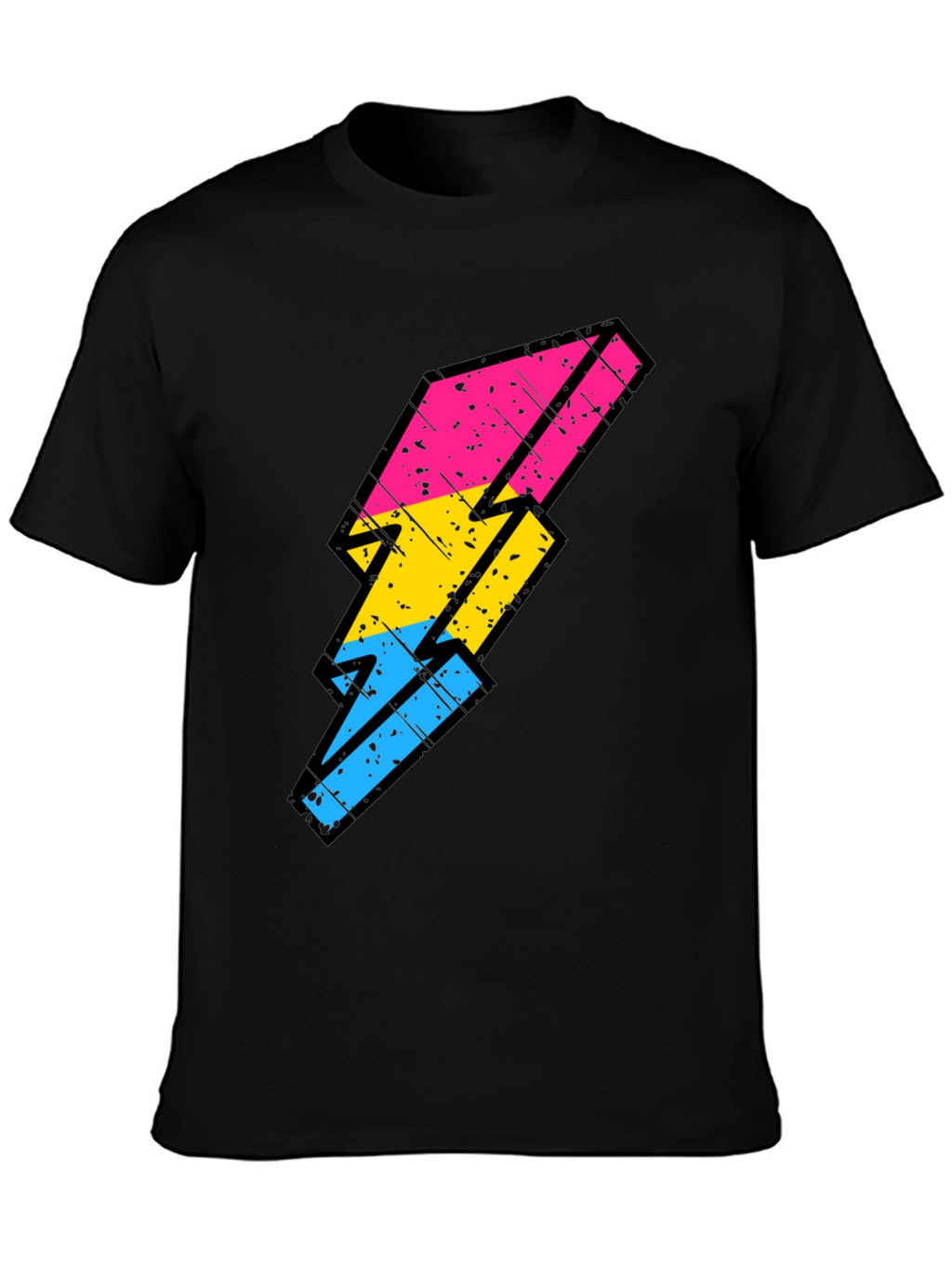 Pansexual Pride Lightning Bolt T-Shirt