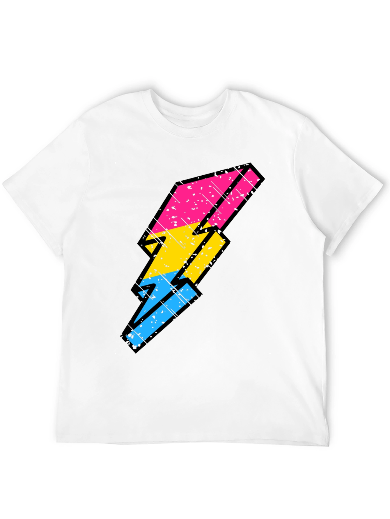Pansexual Pride Lightning Bolt T-Shirt