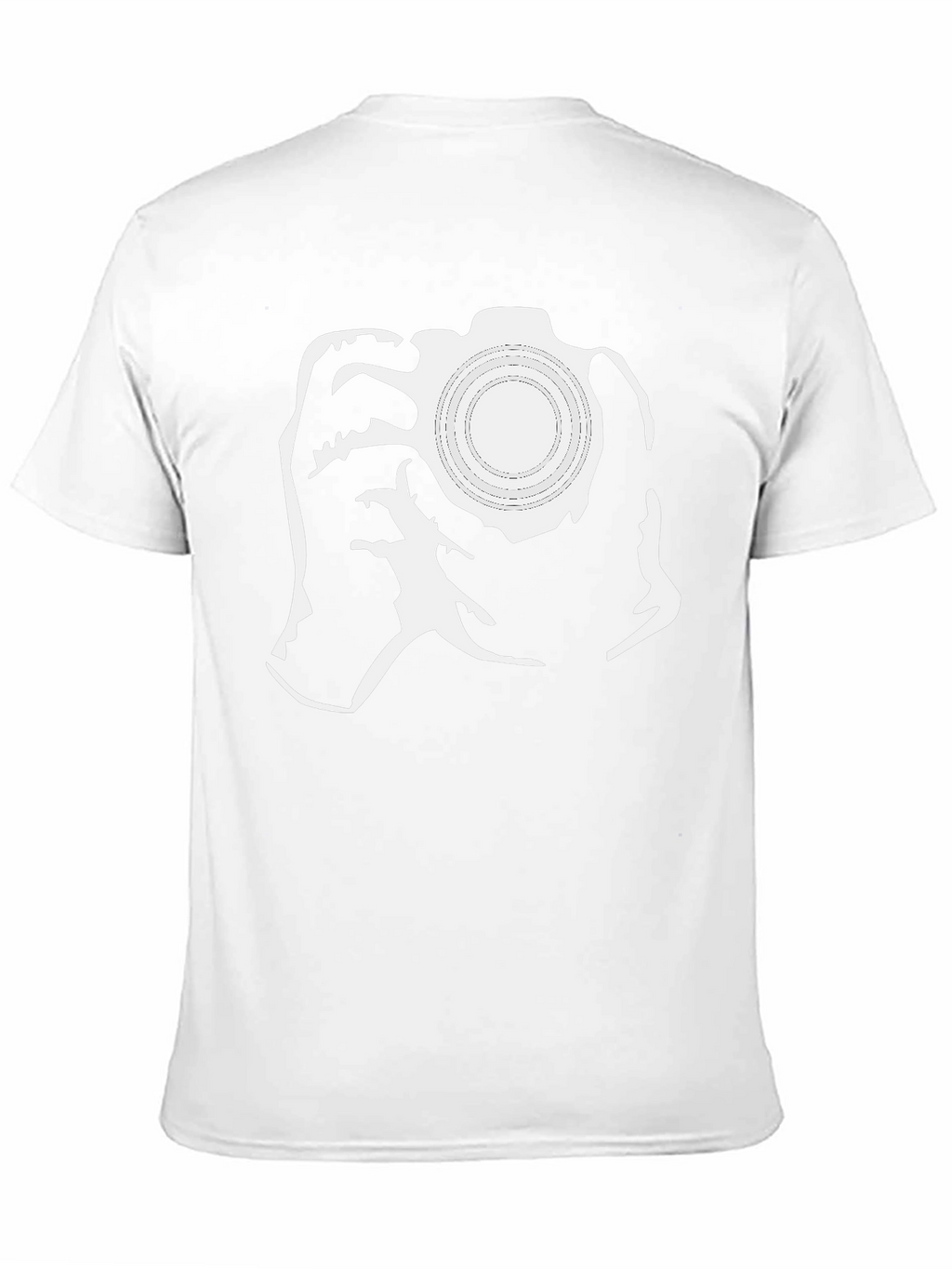 Camera Graphic Black Tee - Photographer Gift