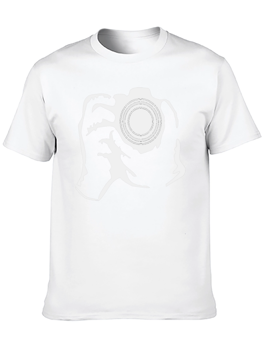 Camera Graphic Black Tee - Photographer Gift