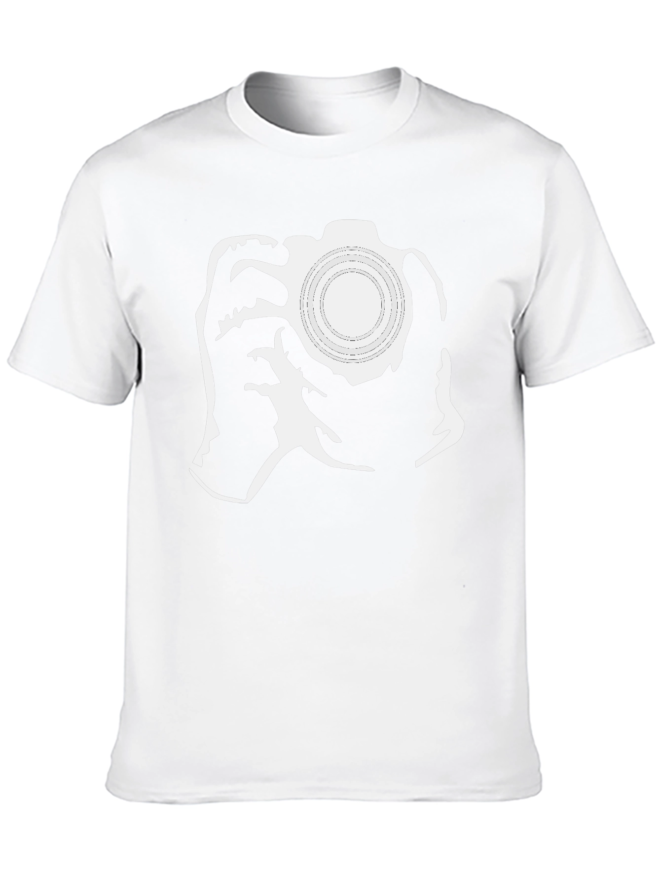Camera Graphic Black Tee - Photographer Gift
