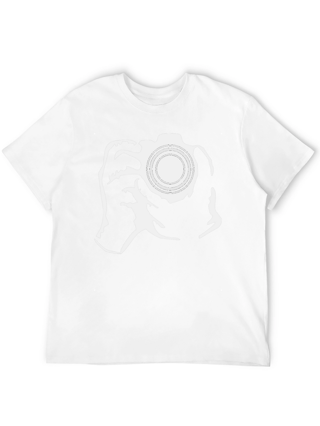 Camera Graphic Black Tee - Photographer Gift