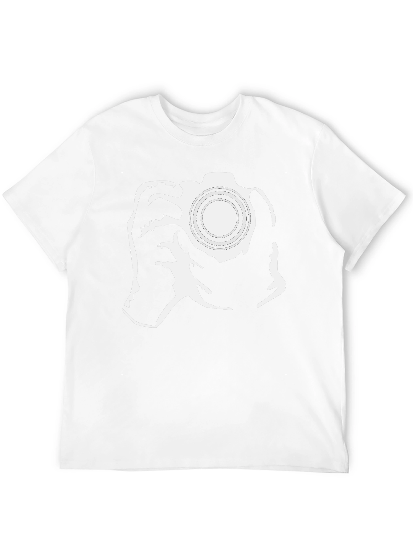 Camera Graphic Black Tee - Photographer Gift