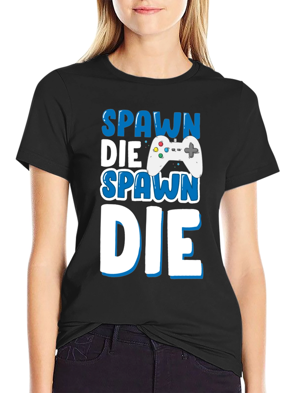 Spawn Die Repeat Gamer T-Shirt