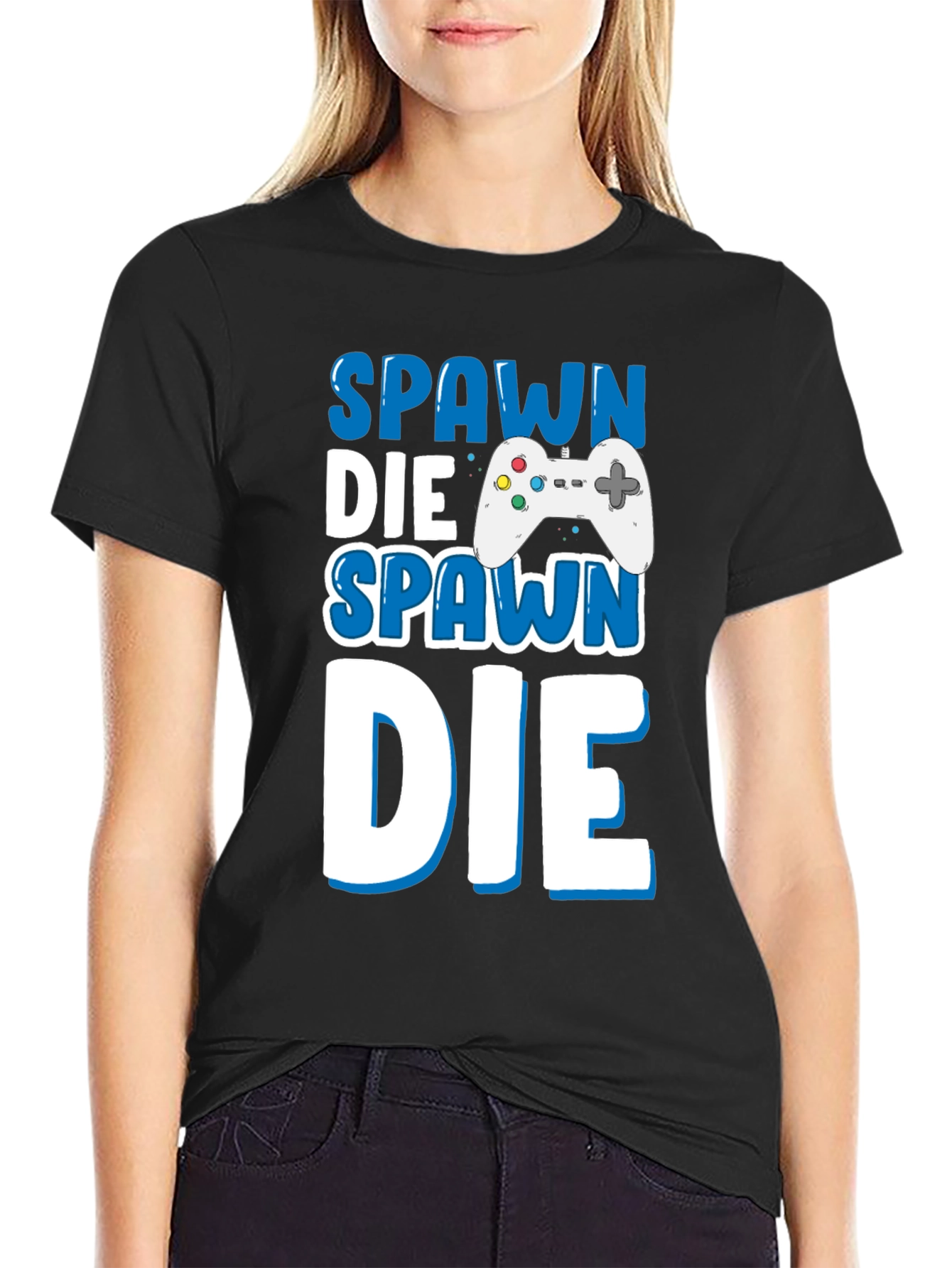 Spawn Die Repeat Gamer T-Shirt