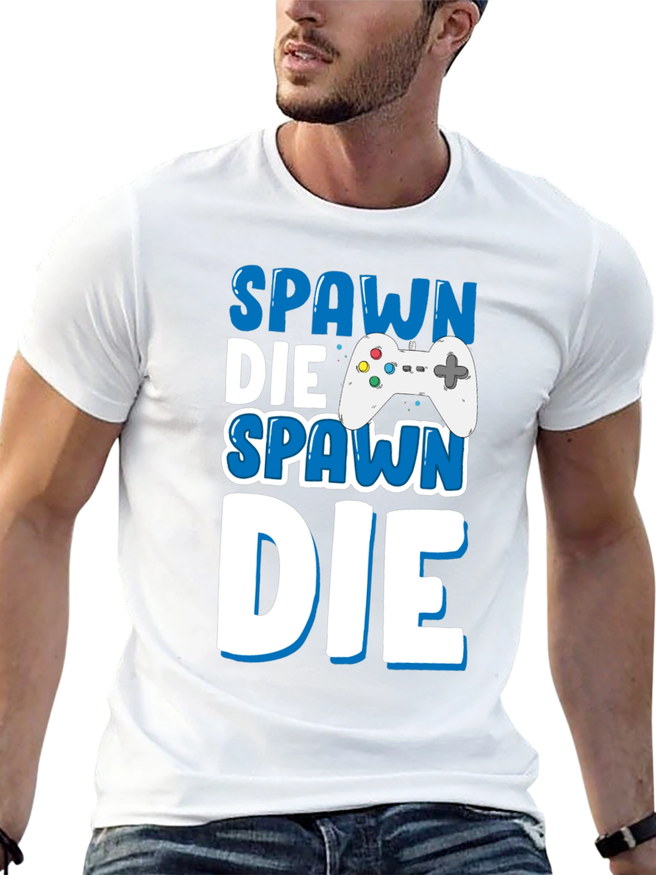 Spawn Die Repeat Gamer T-Shirt