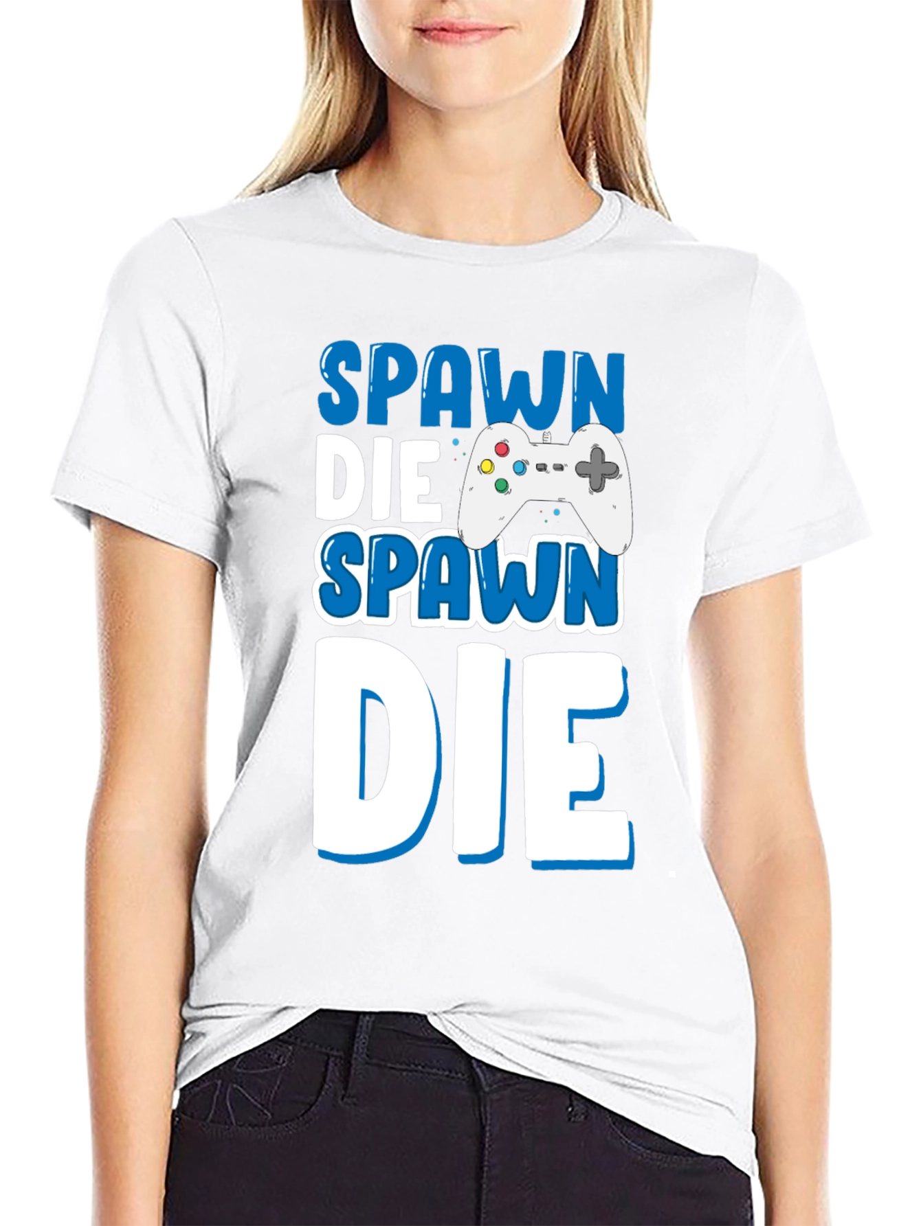 Spawn Die Repeat Gamer T-Shirt