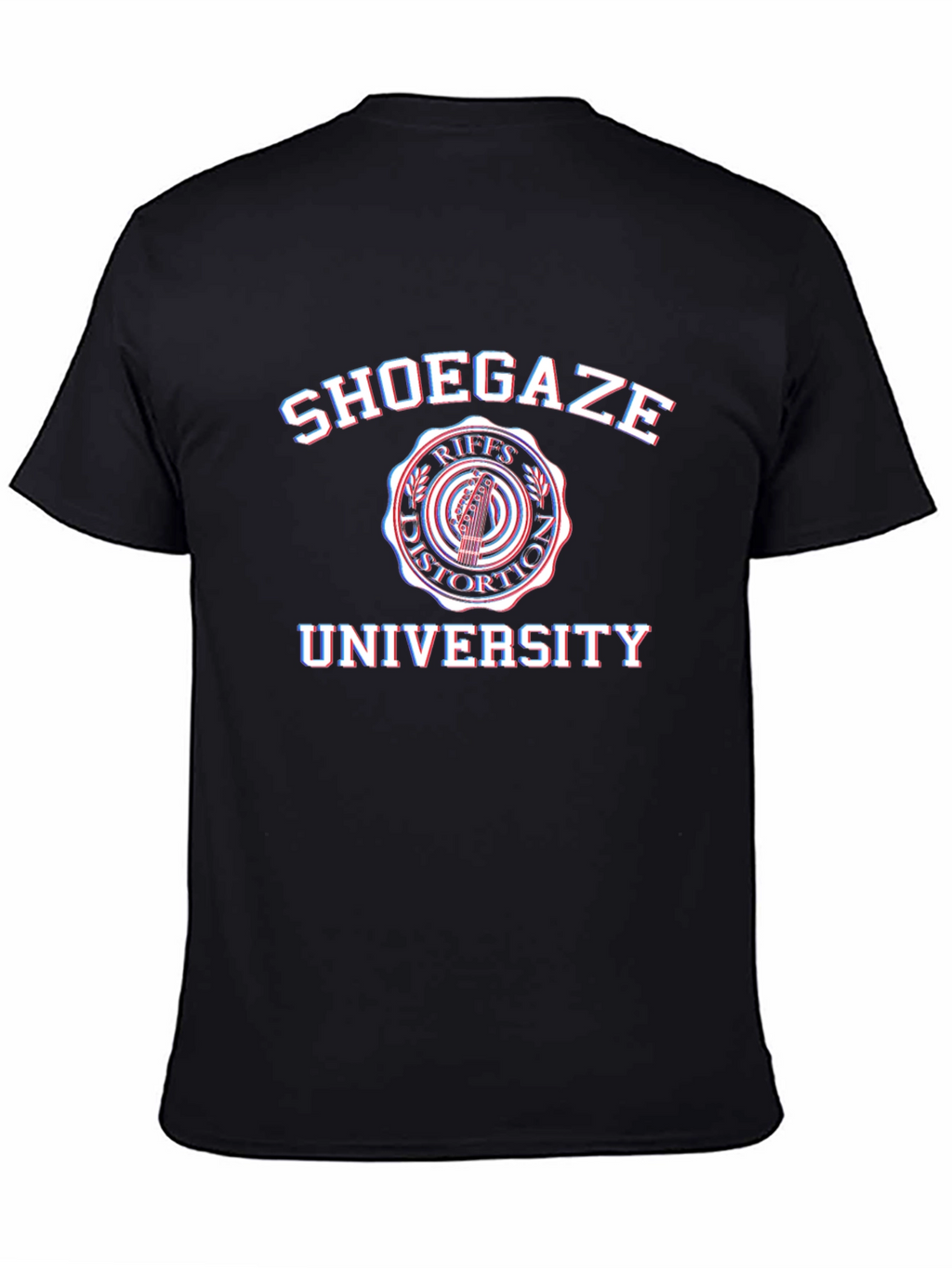 Shoegaze University Black T-Shirt - Music Fan Tee