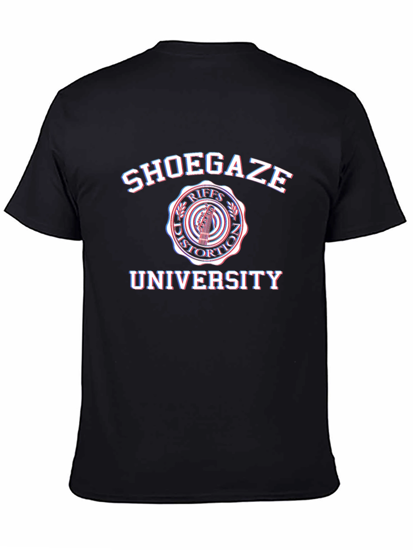 Shoegaze University Black T-Shirt - Music Fan Tee
