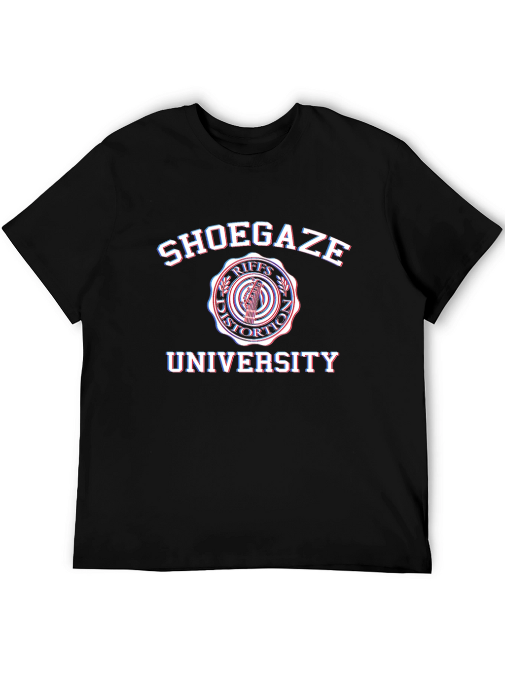 Shoegaze University Black T-Shirt - Music Fan Tee