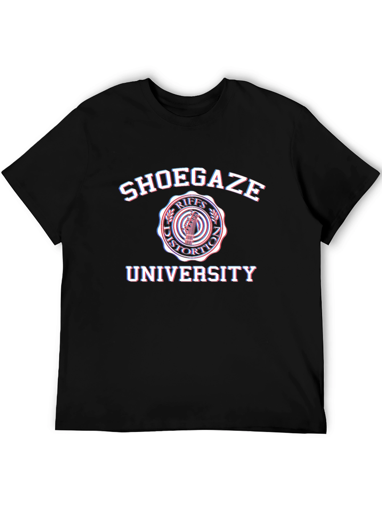 Shoegaze University Black T-Shirt - Music Fan Tee