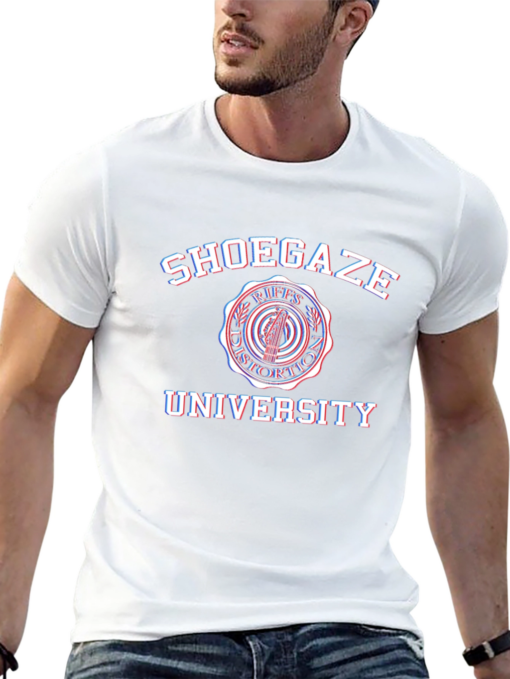 Shoegaze University Black T-Shirt - Music Fan Tee