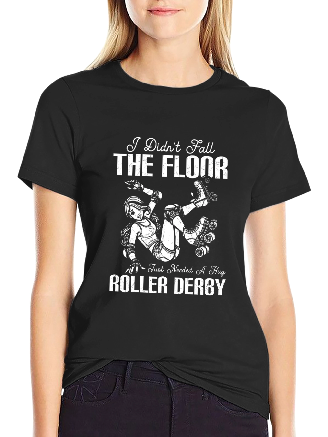 Roller Derby T-Shirt - I Didnt Fall