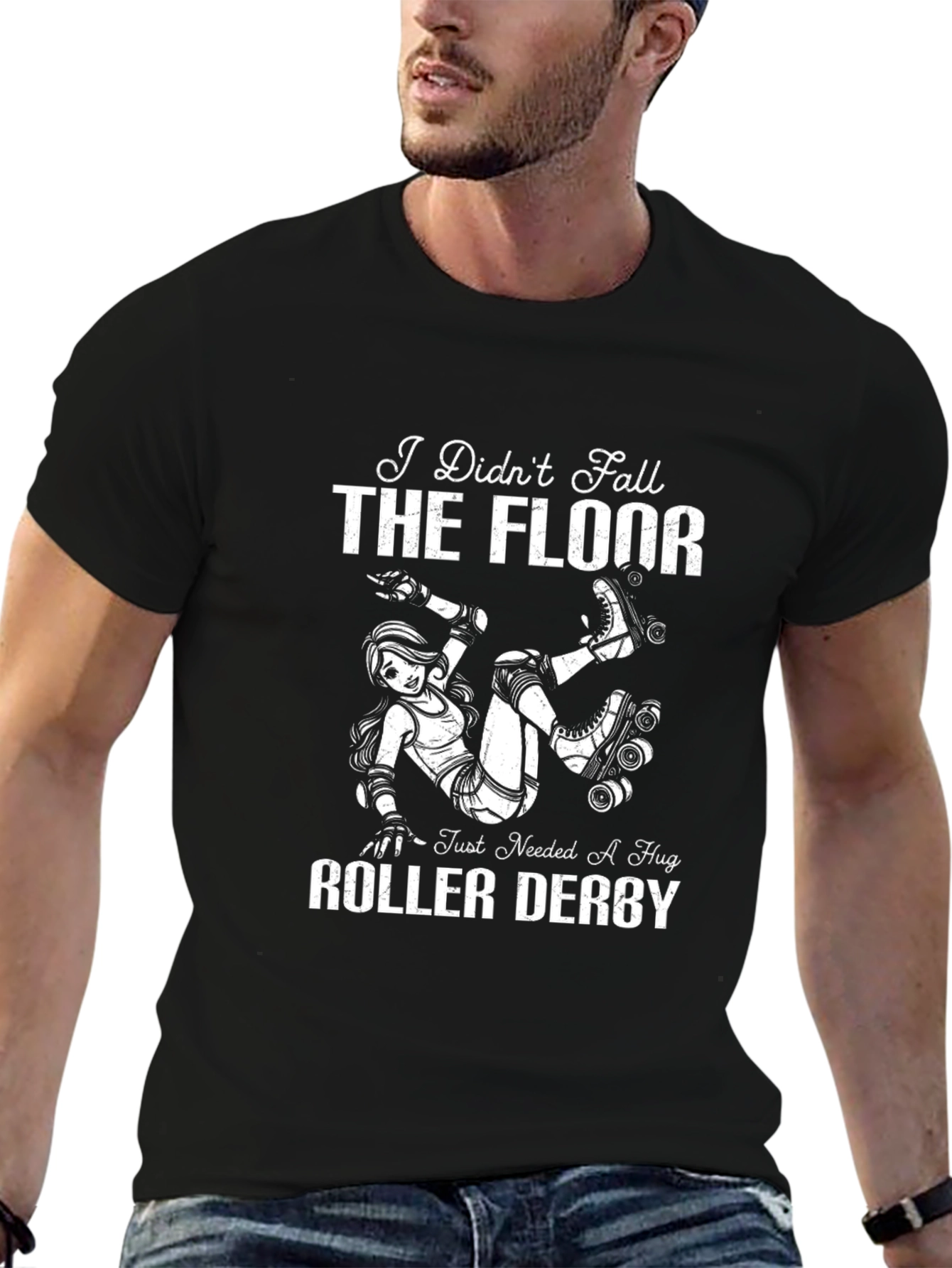 Roller Derby T-Shirt - I Didnt Fall