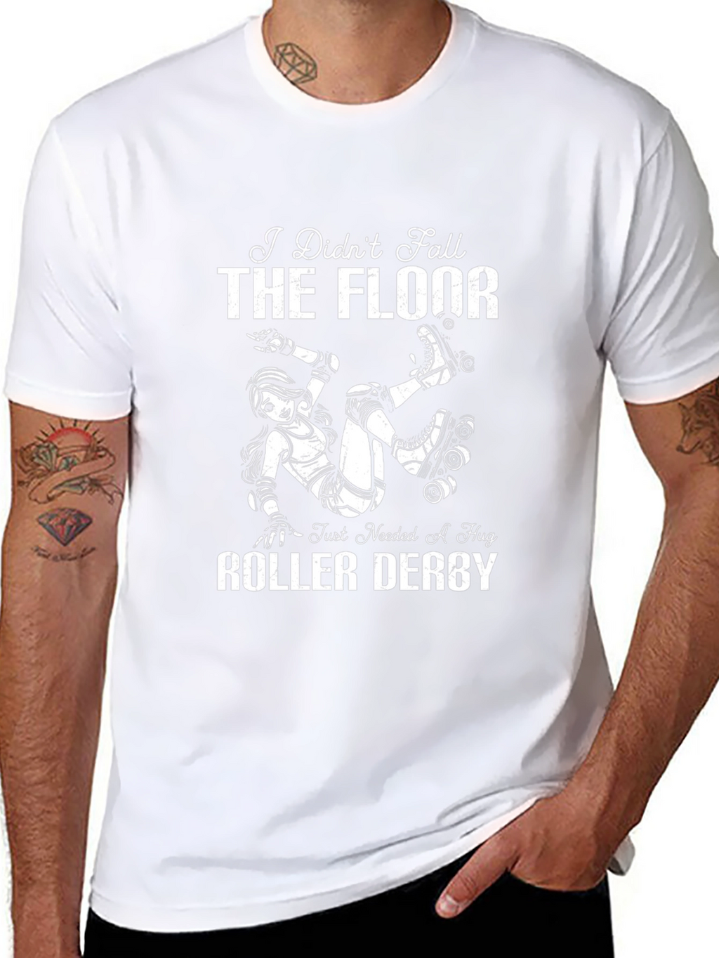 Roller Derby T-Shirt - I Didnt Fall