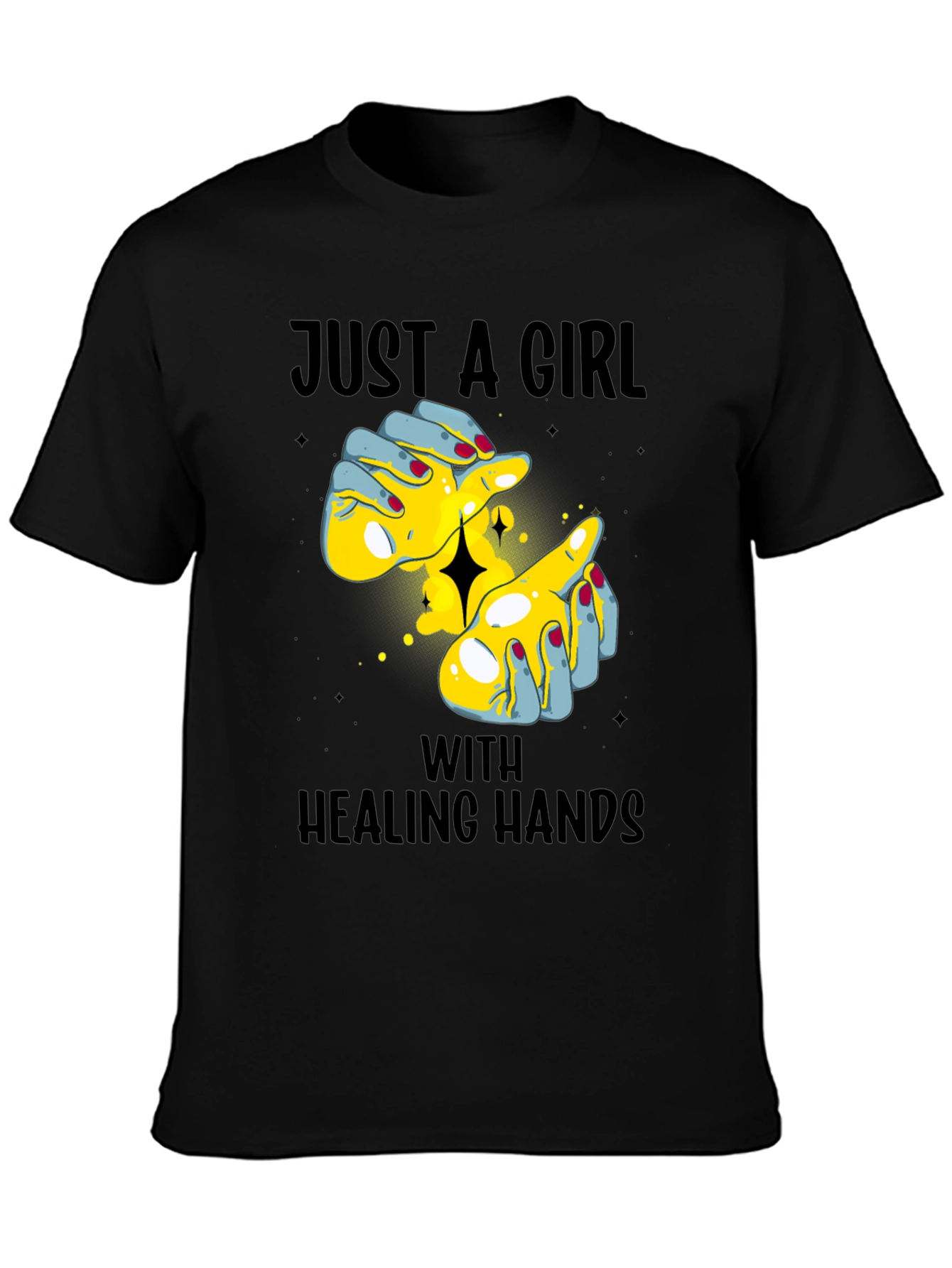 Just a Girl With Healing Hands Graphic Tee