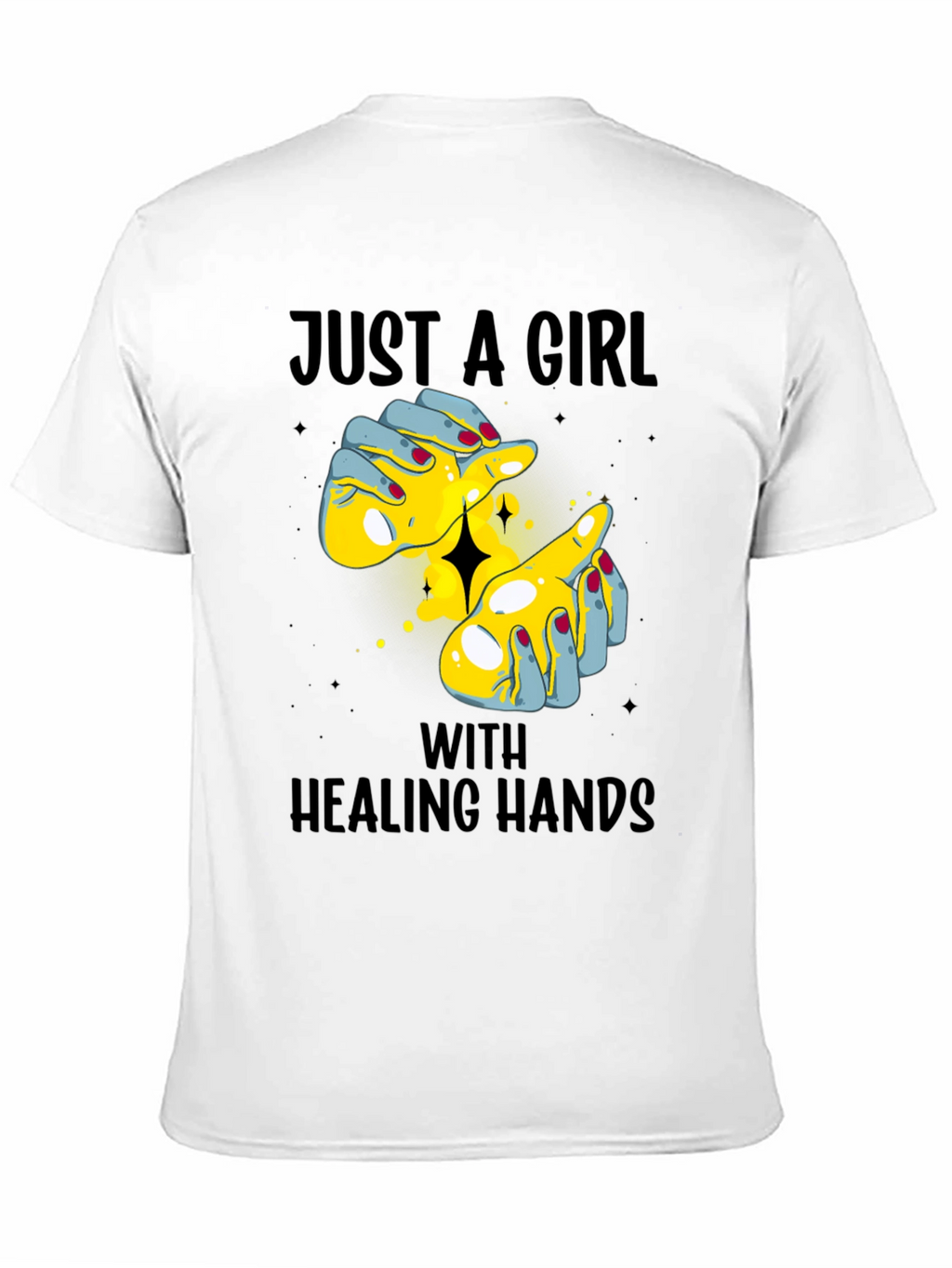 Just a Girl With Healing Hands Graphic Tee