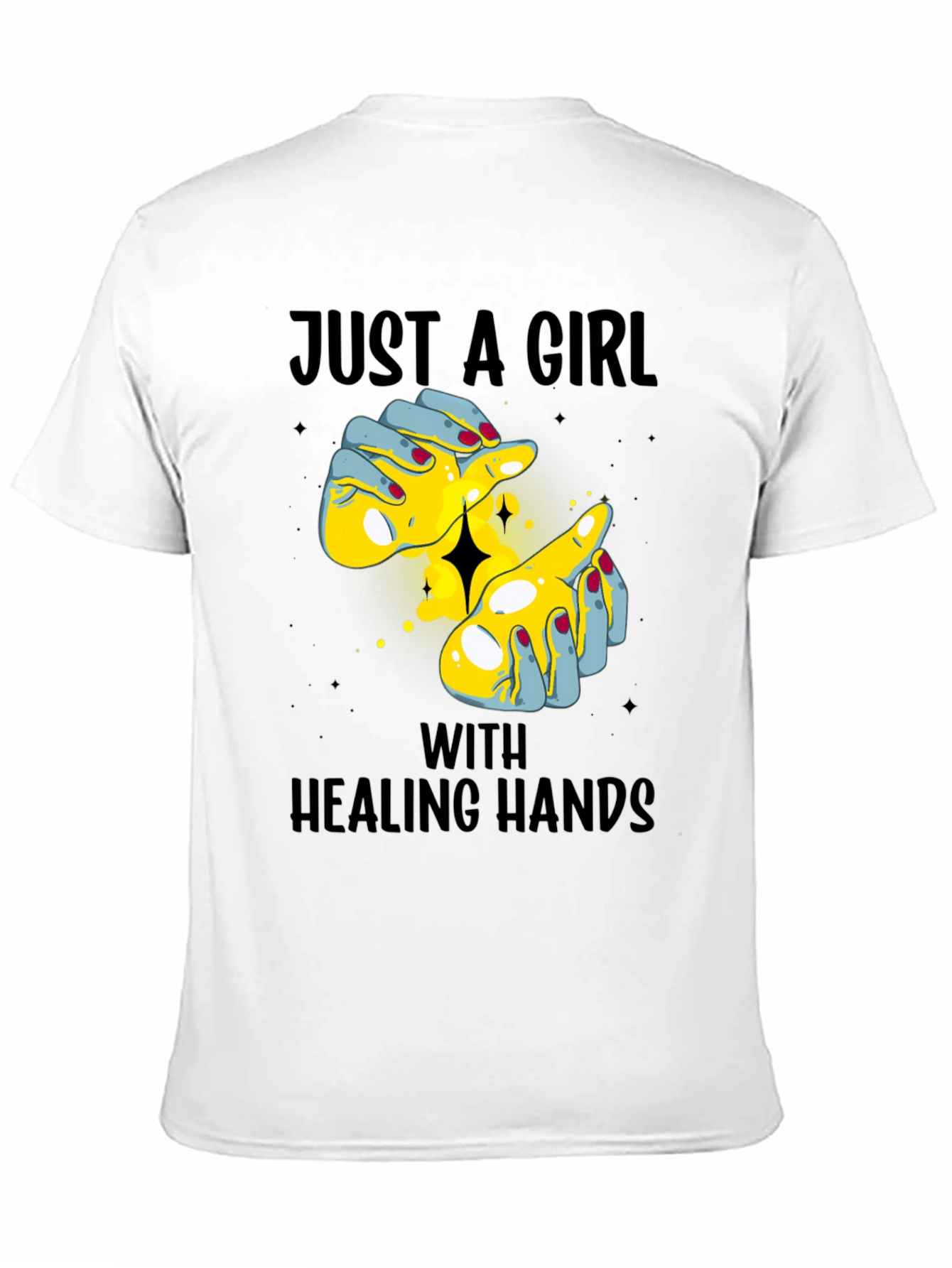 Just a Girl With Healing Hands Graphic Tee