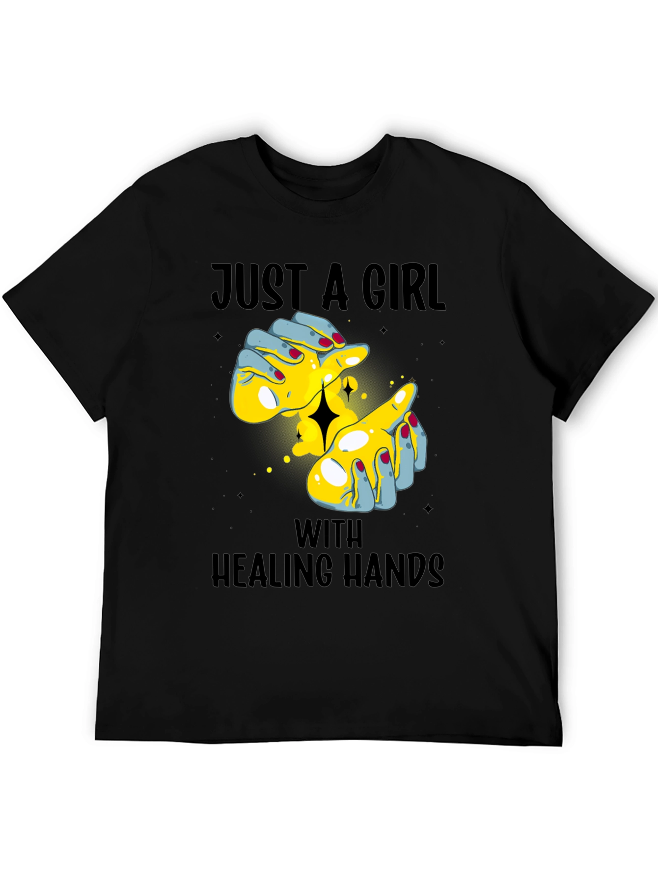 Just a Girl With Healing Hands Graphic Tee