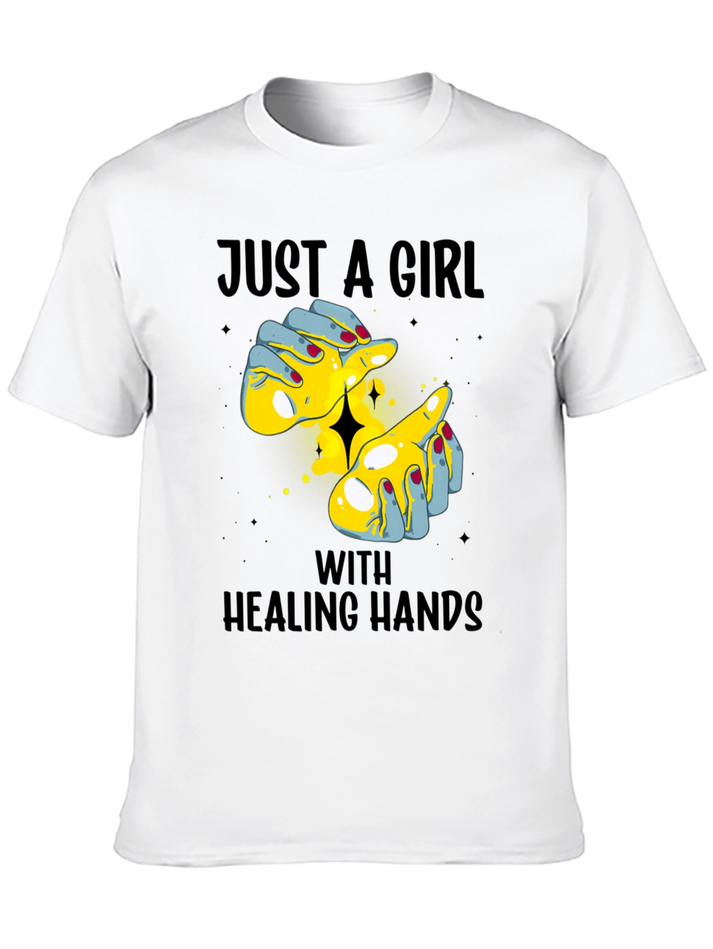 Just a Girl With Healing Hands Graphic Tee
