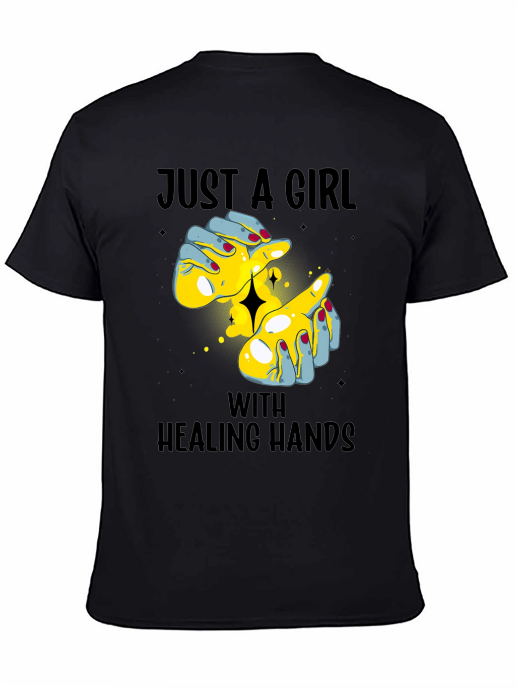 Just a Girl With Healing Hands Graphic Tee