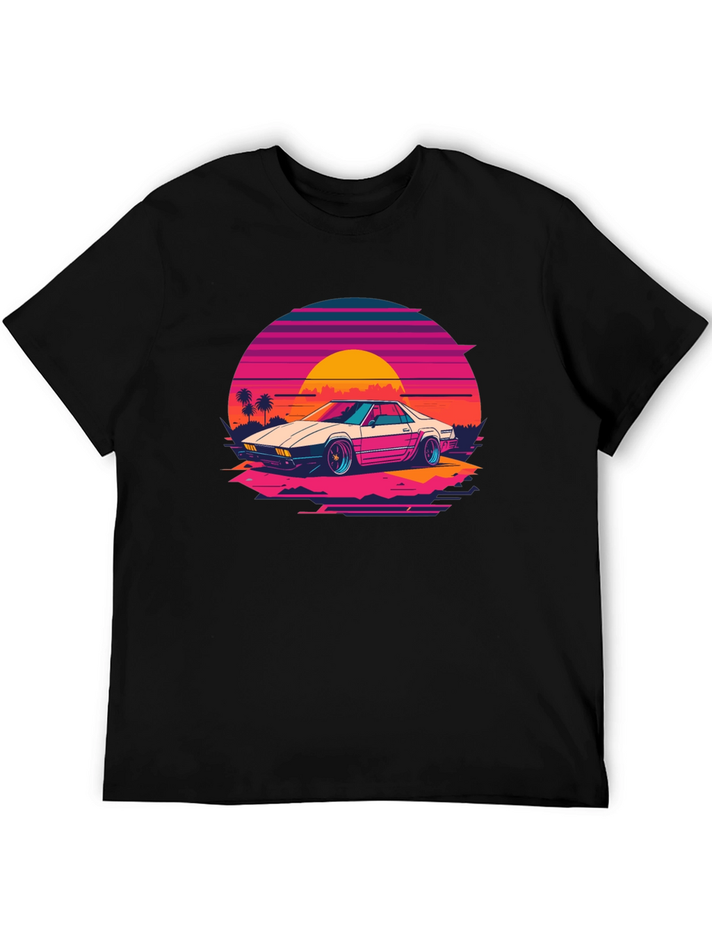 Retro Wave Car Graphic Tee