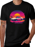 Retro Wave Car Graphic Tee