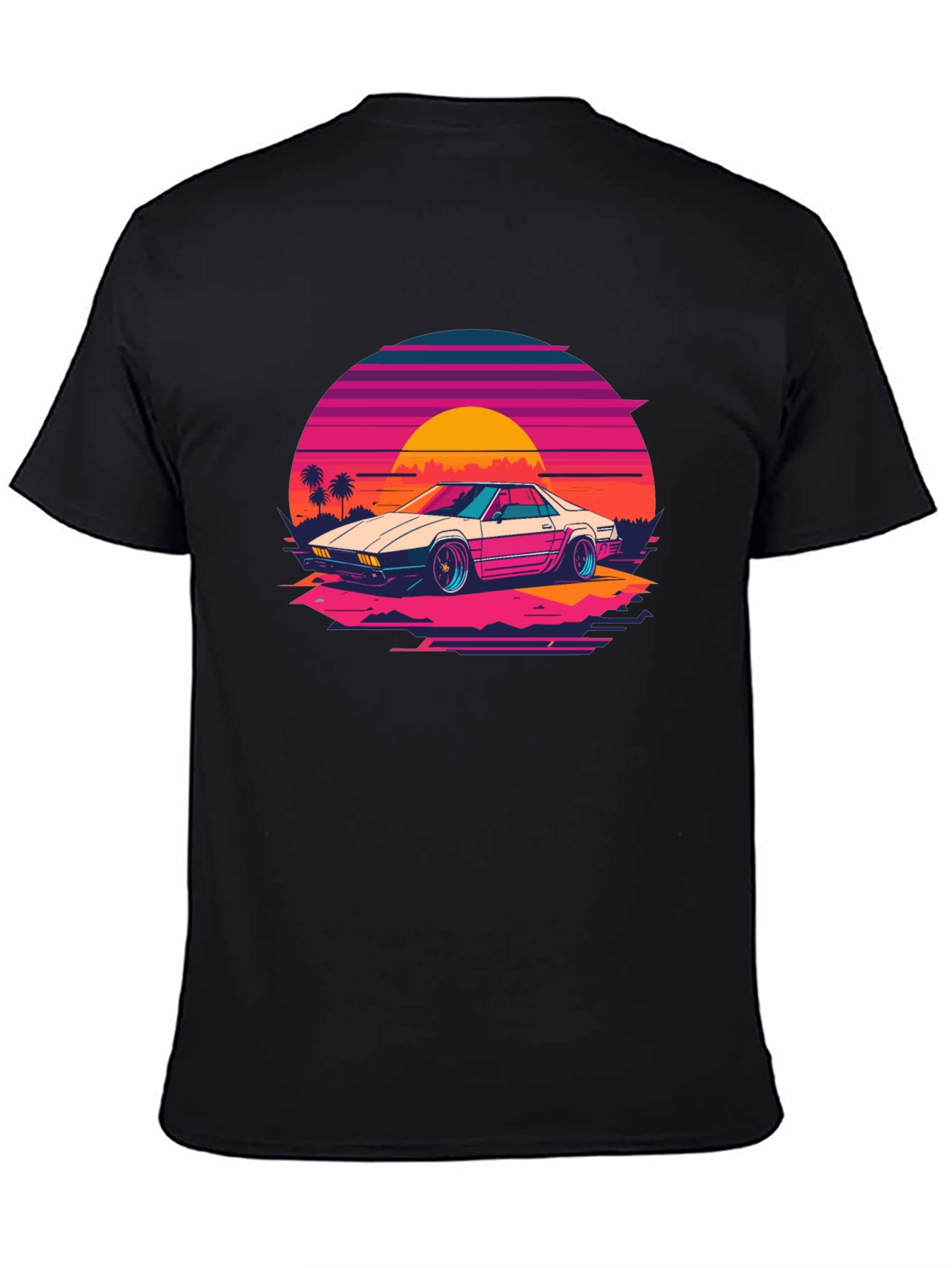 Retro Wave Car Graphic Tee