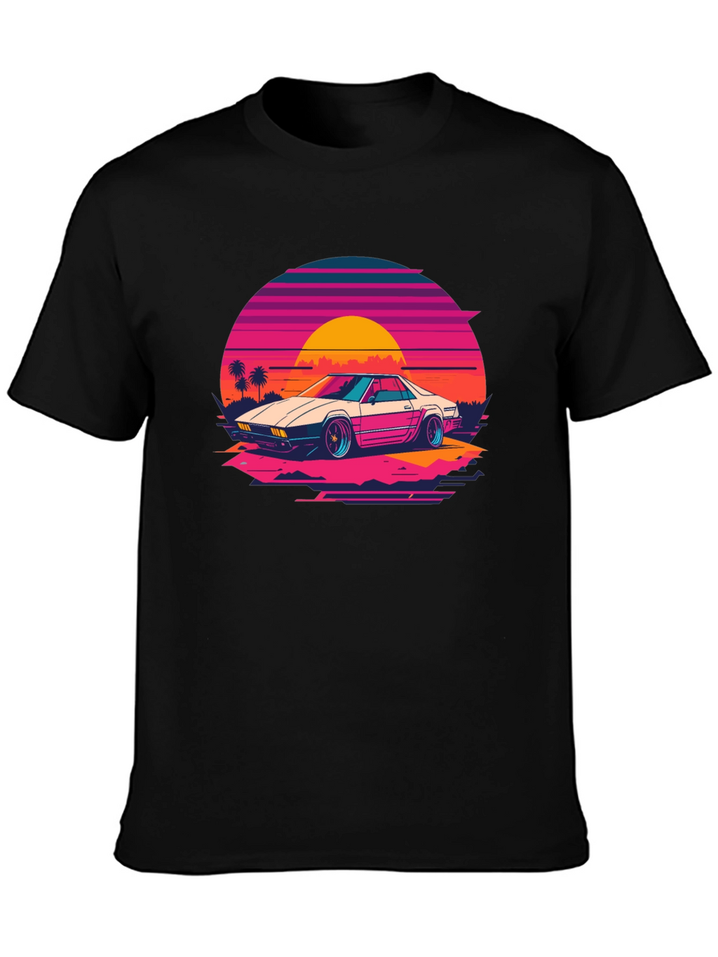 Retro Wave Car Graphic Tee