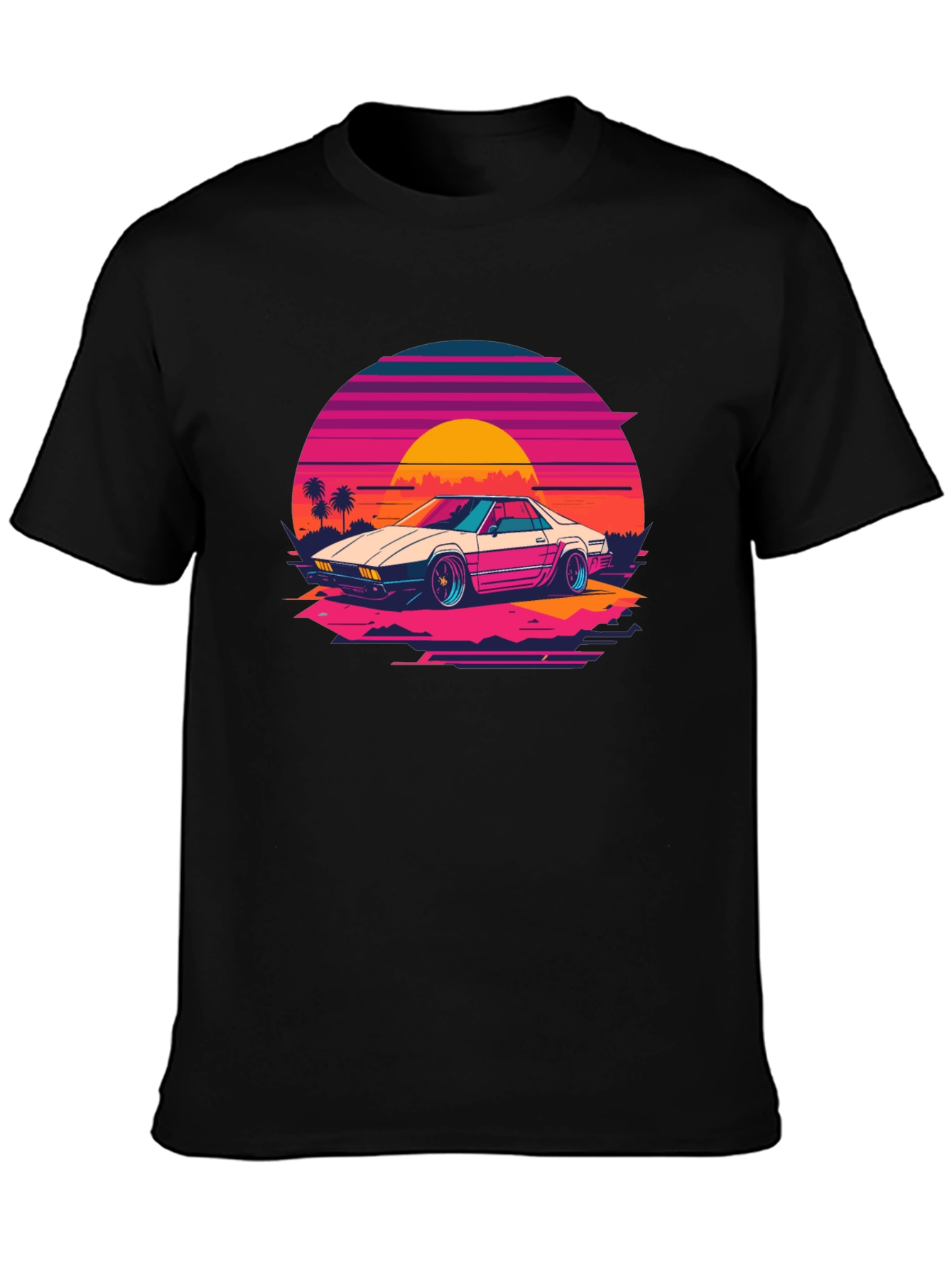 Retro Wave Car Graphic Tee