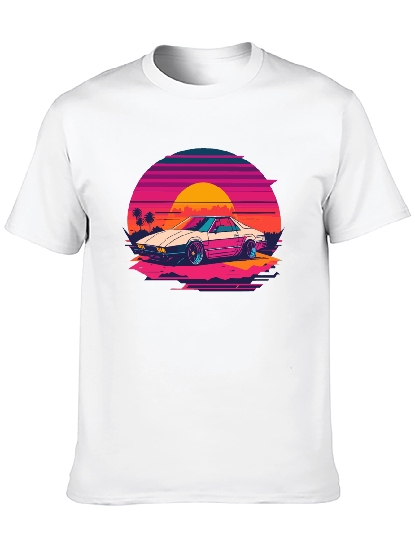 Retro Wave Car Graphic Tee