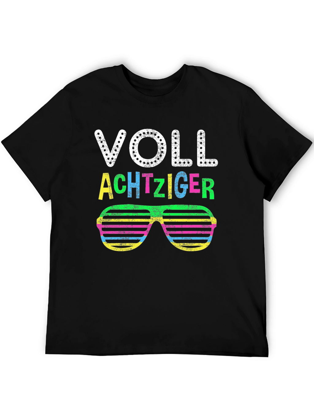 Voll Achtziger 80s Retro Sunglasses T-Shirt