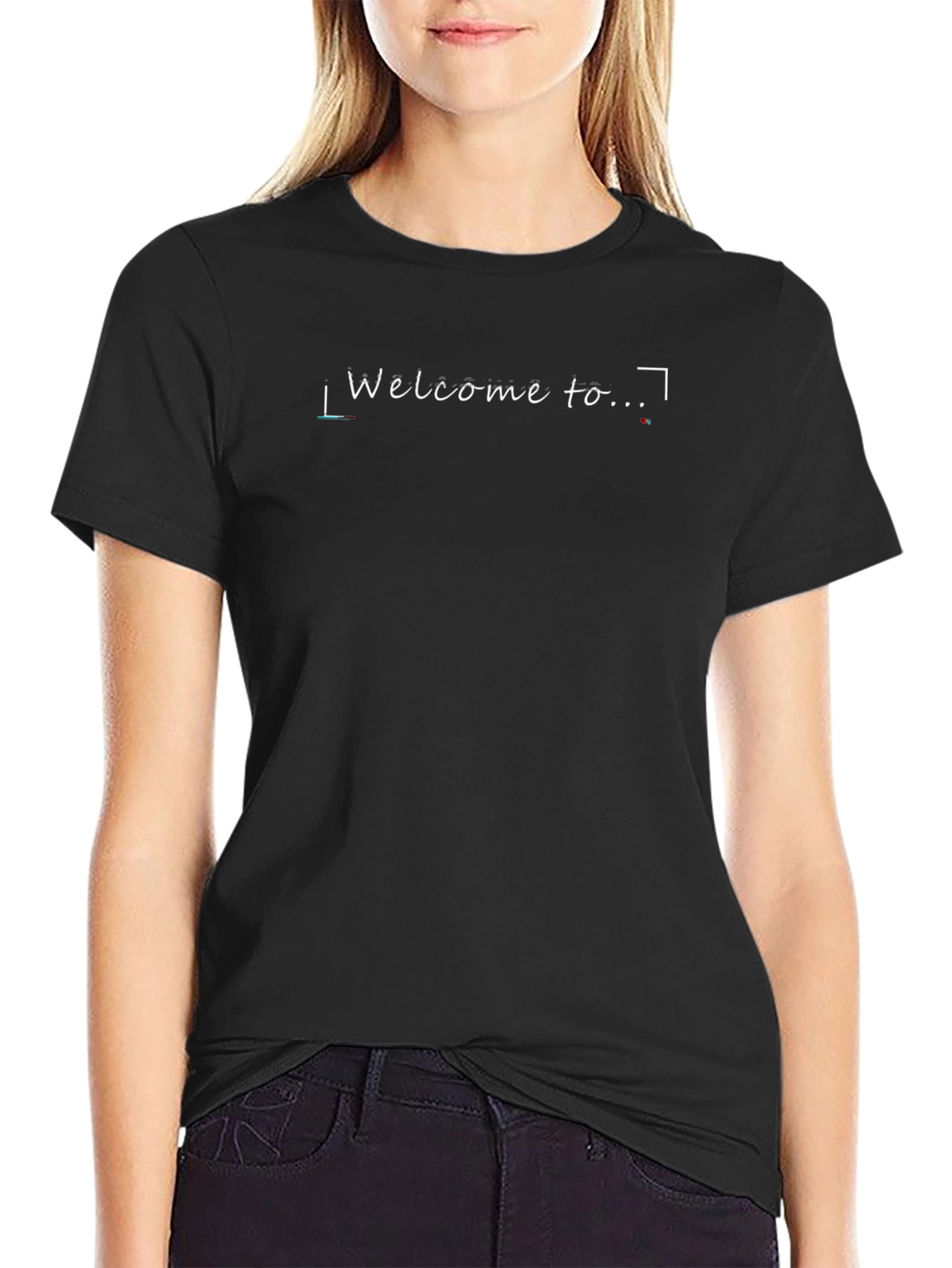 Welcome to... T-Shirt - Stylish Black Tee