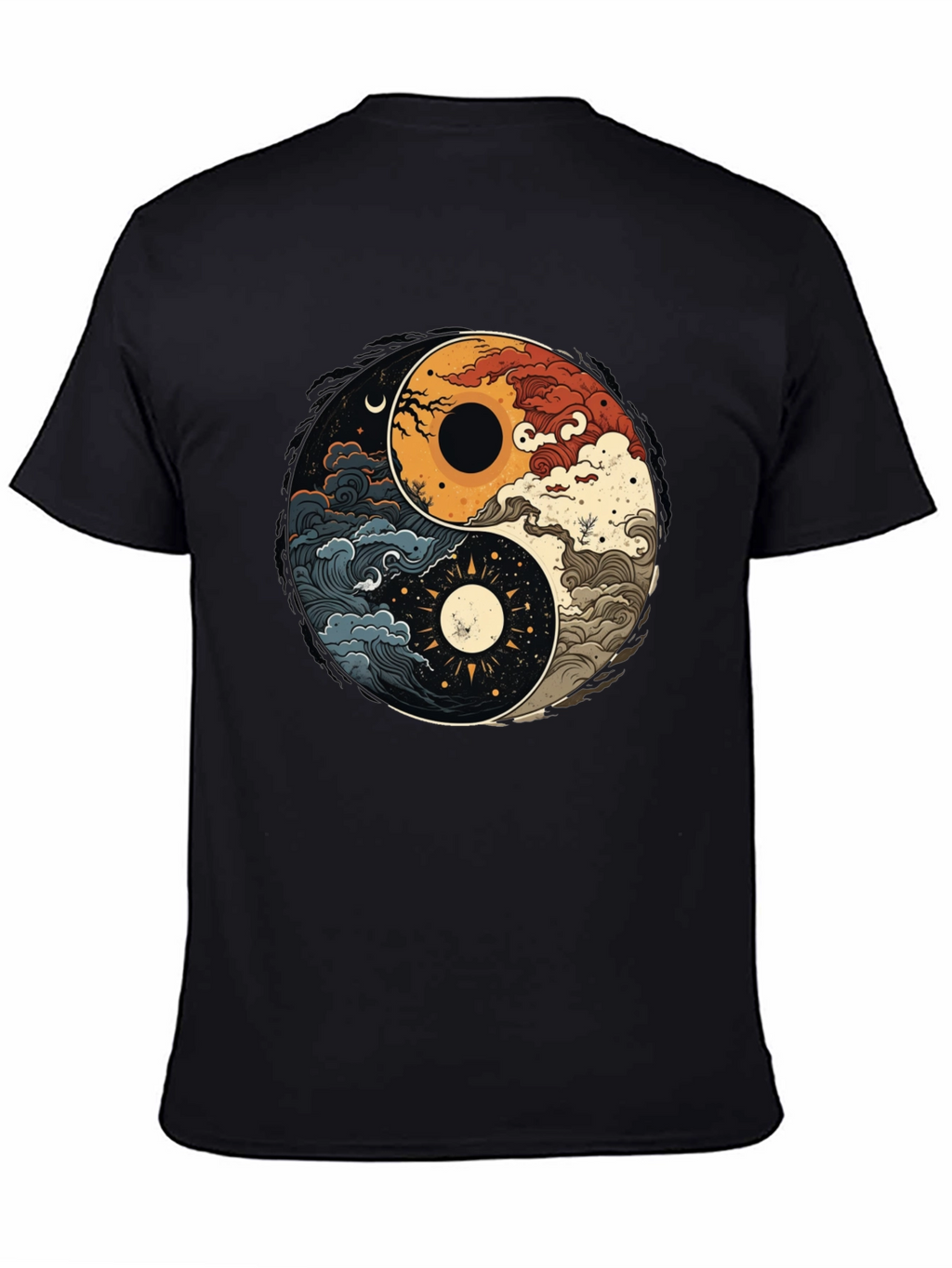 Yin Yang Nature Graphic Tee