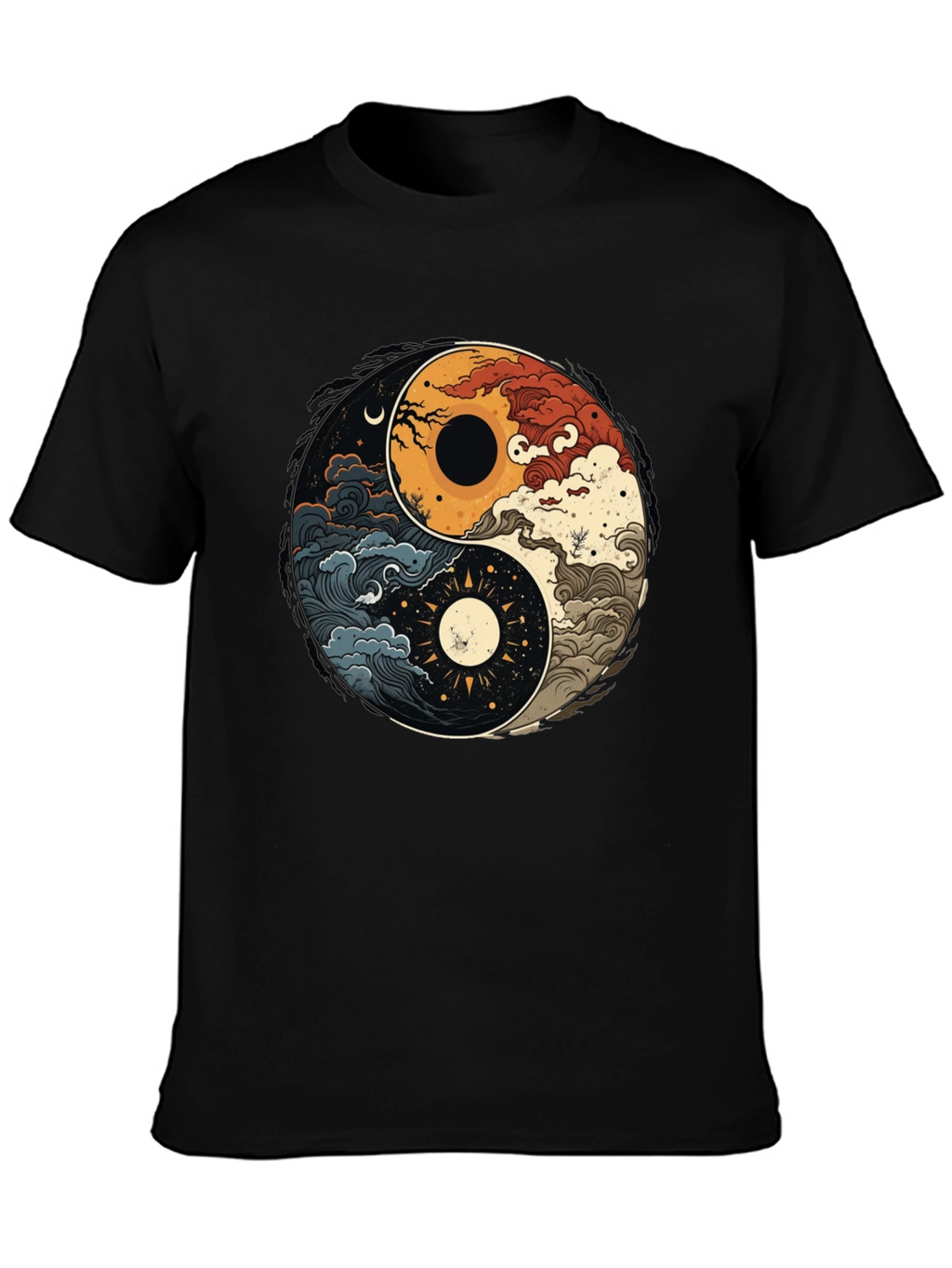 Yin Yang Nature Graphic Tee
