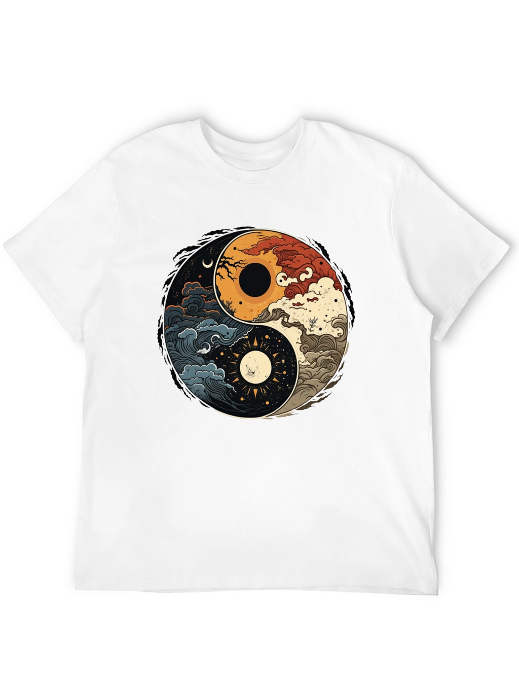 Yin Yang Nature Graphic Tee
