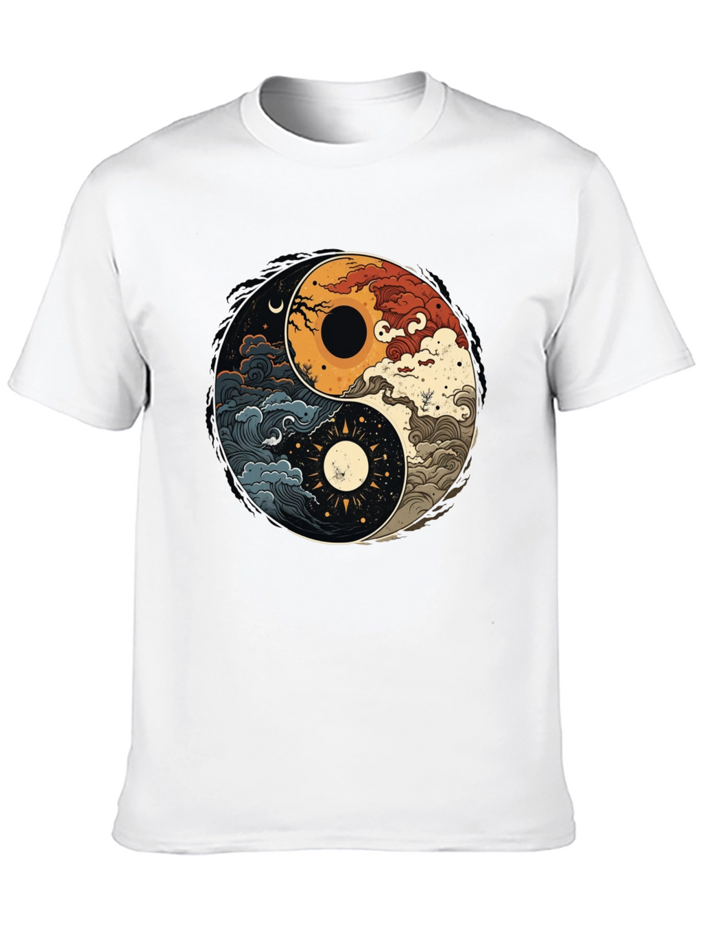 Yin Yang Nature Graphic Tee