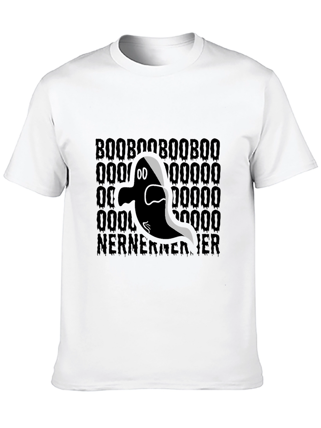 Boo Ghost Graphic Tee - Halloween Spooky Shirt