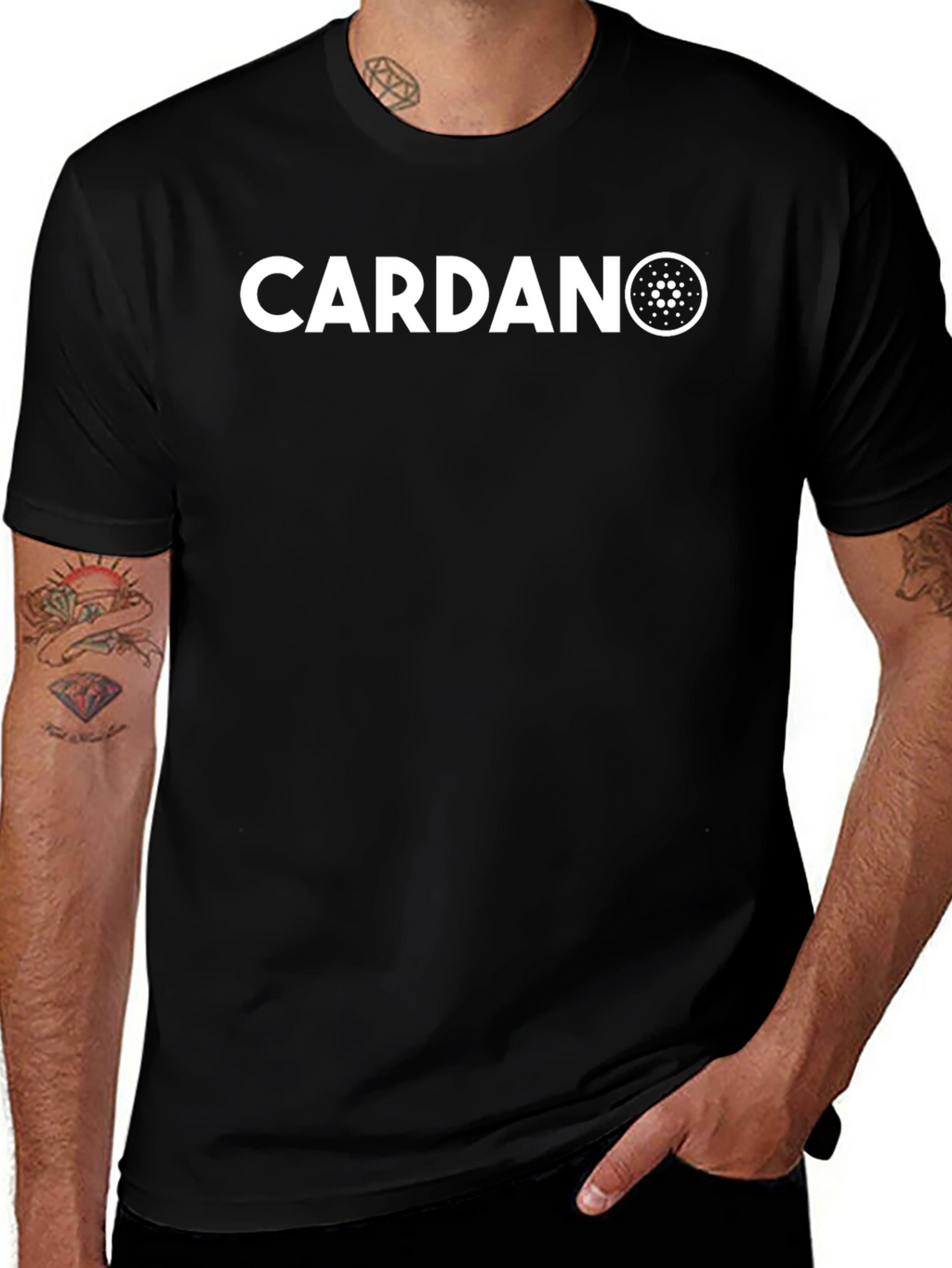 Cardano Crypto Black T-Shirt | Bitcoin Altcoin Tee