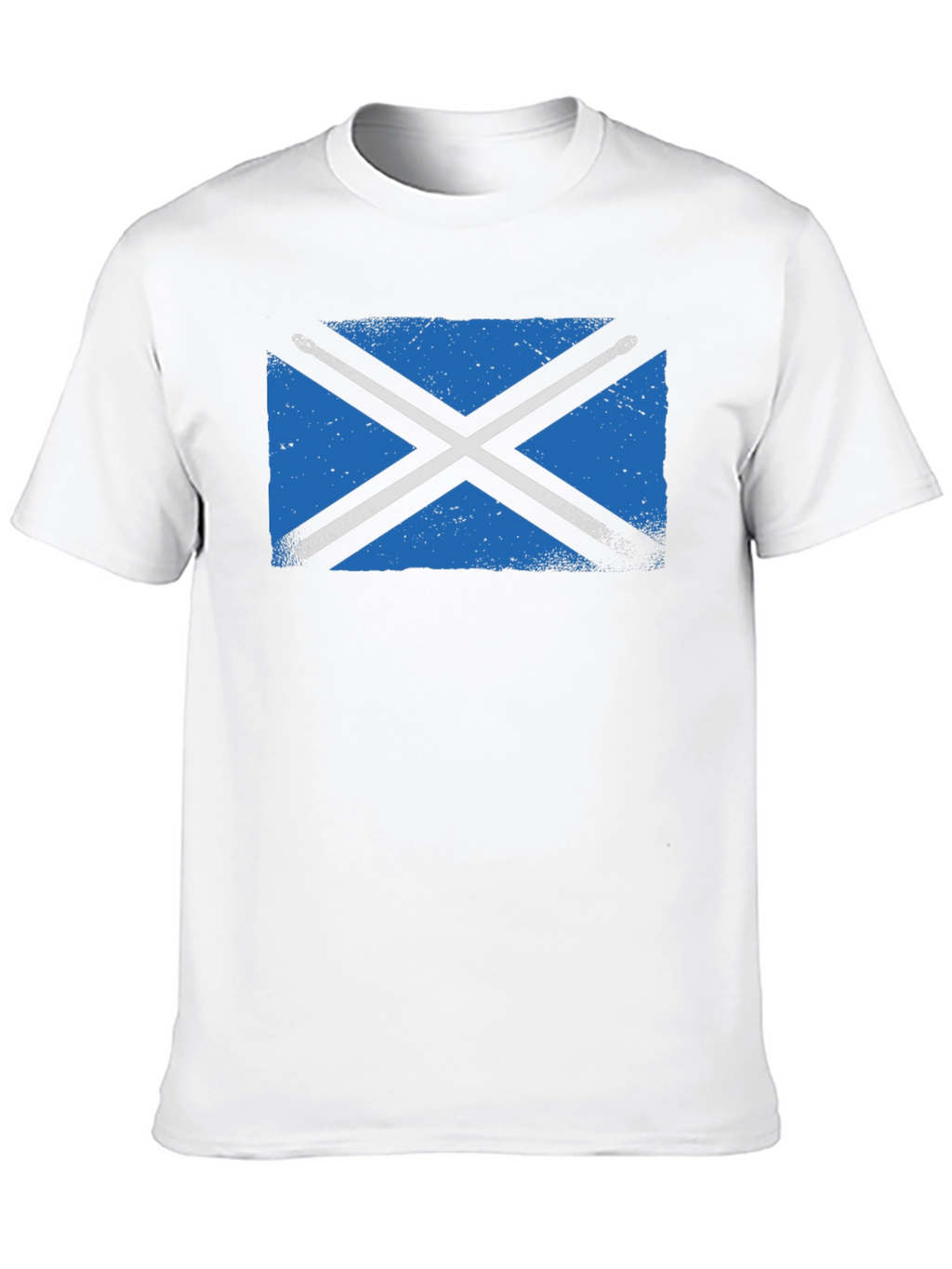 Scottish Flag Black T-Shirt