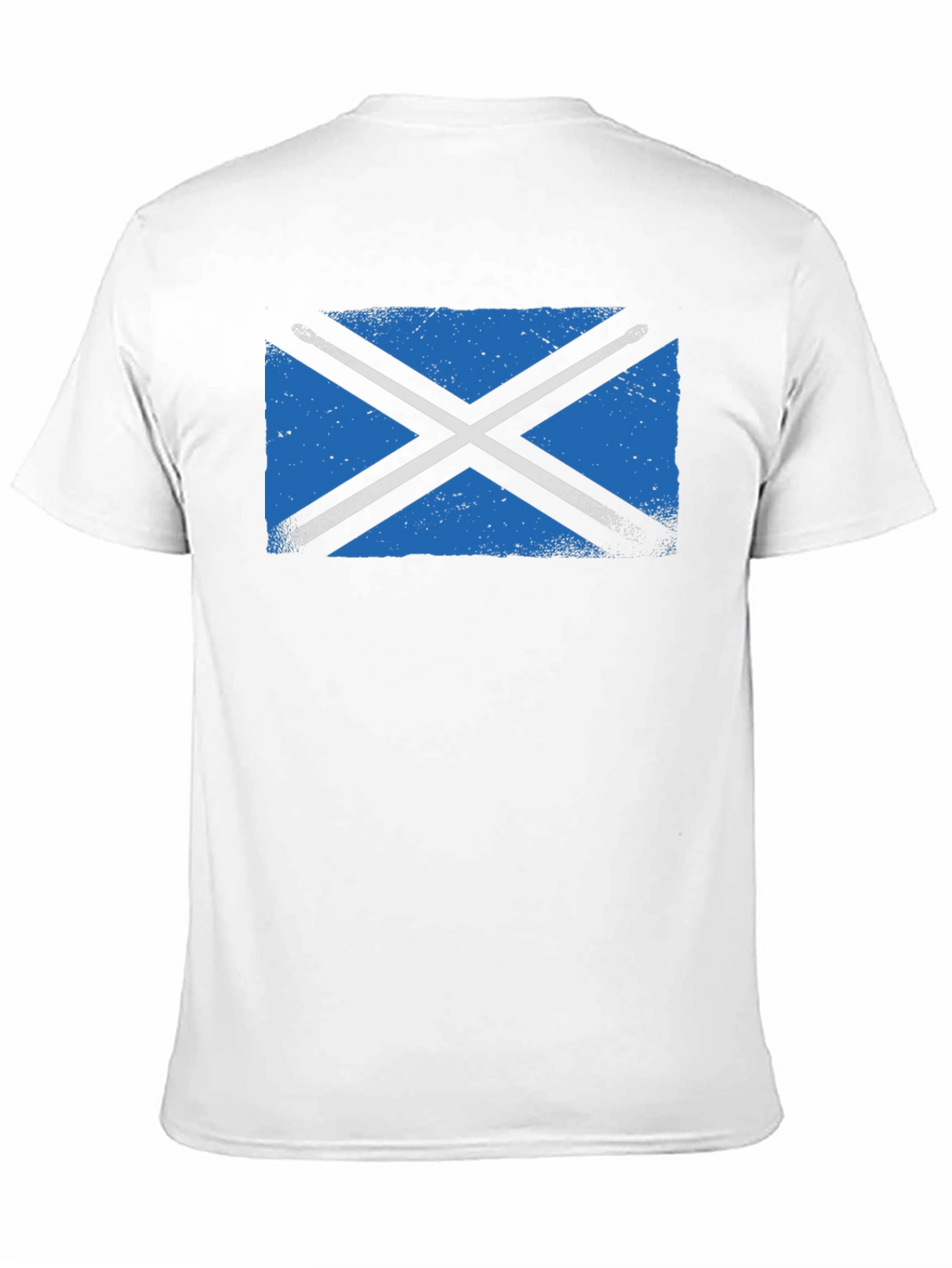 Scottish Flag Black T-Shirt