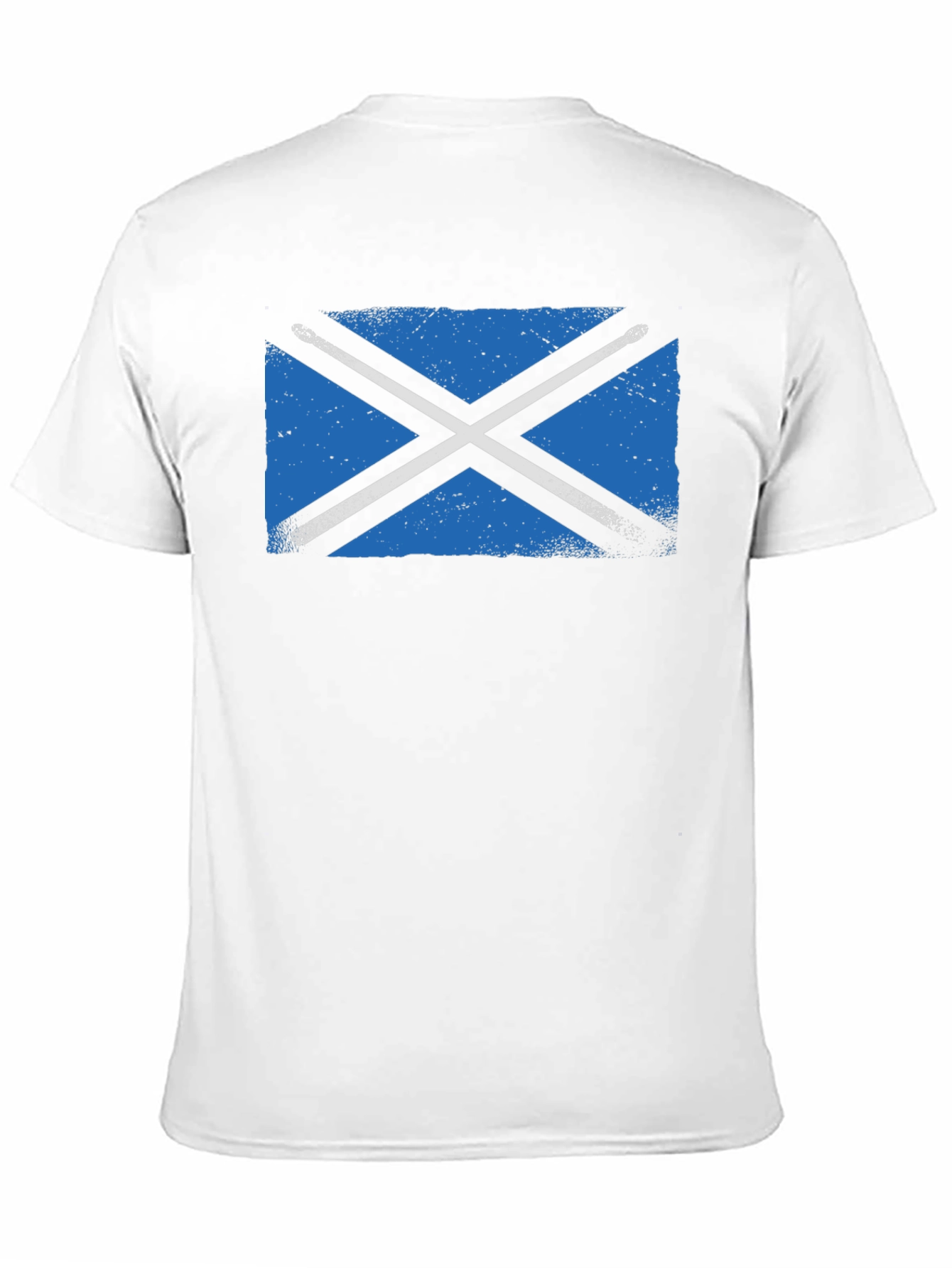Scottish Flag Black T-Shirt