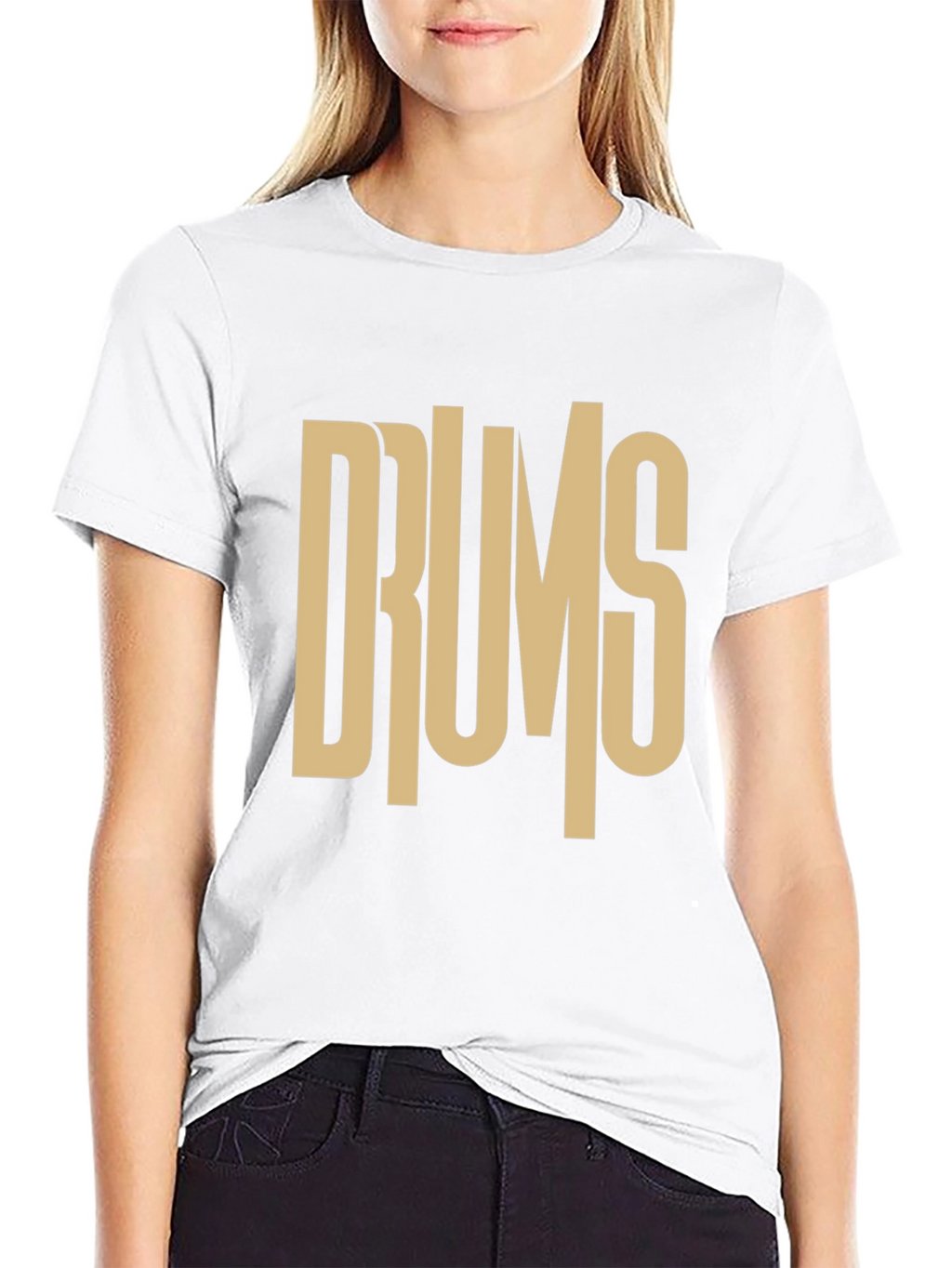 Drums Graphic Tee - Music Lovers T-Shirt