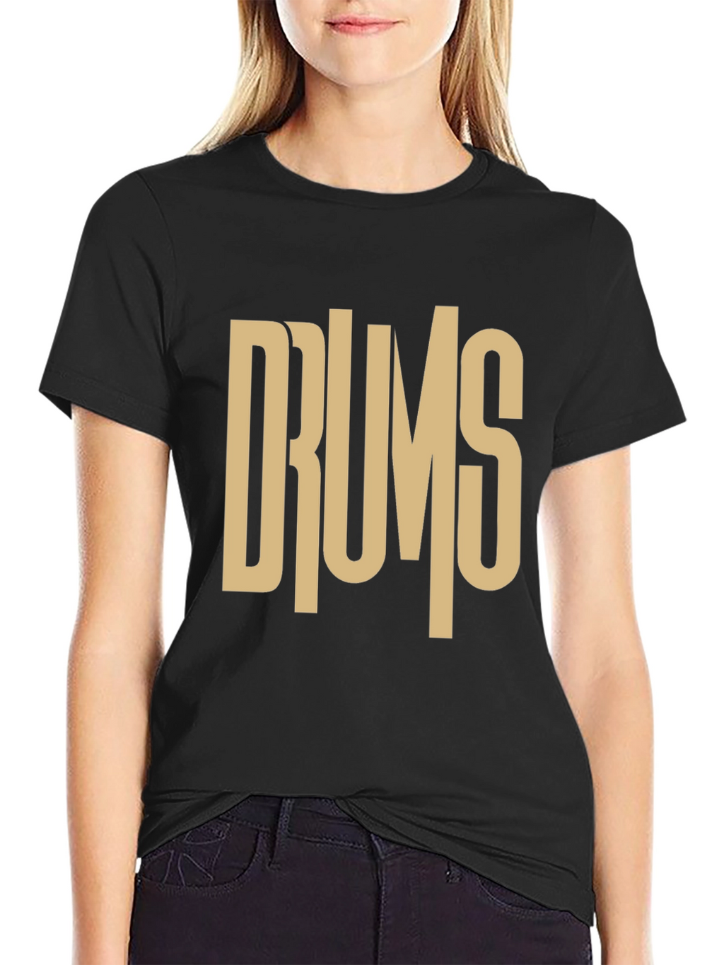 Drums Graphic Tee - Music Lovers T-Shirt