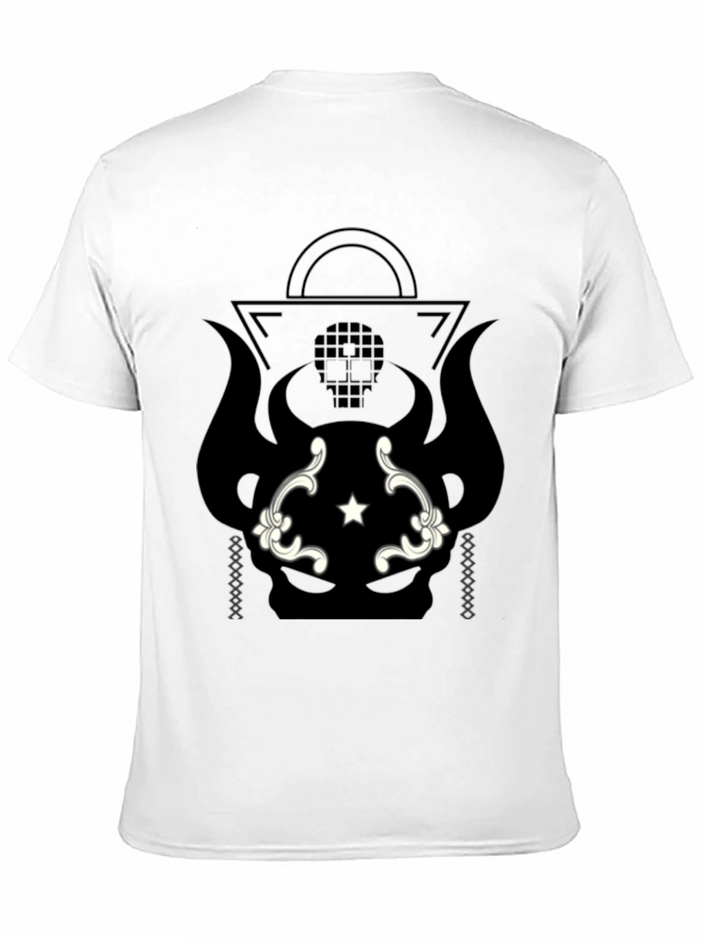 Graphic Print Black T-Shirt