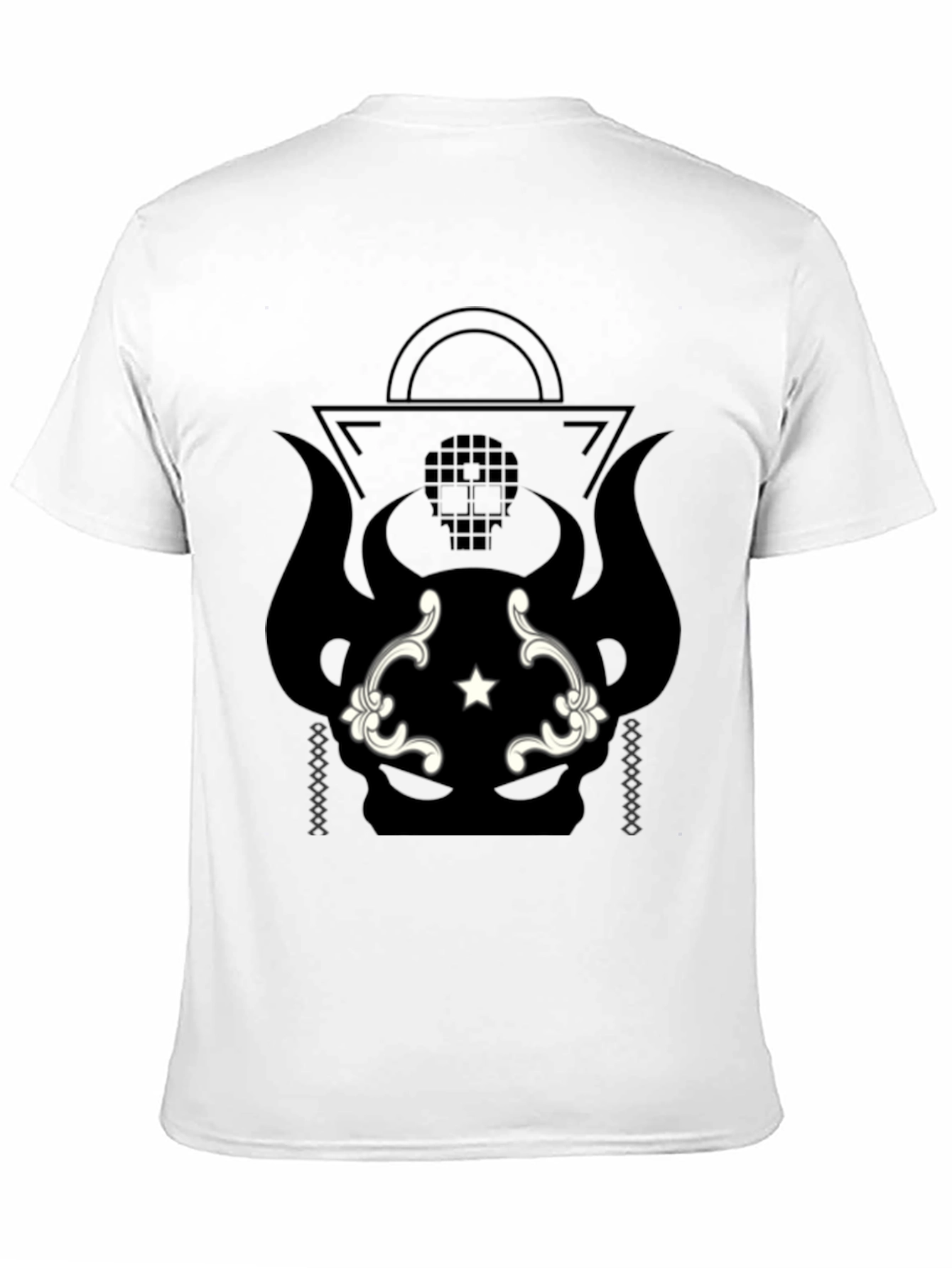 Graphic Print Black T-Shirt