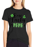 One Lucky Mama St. Patricks Day T-Shirt